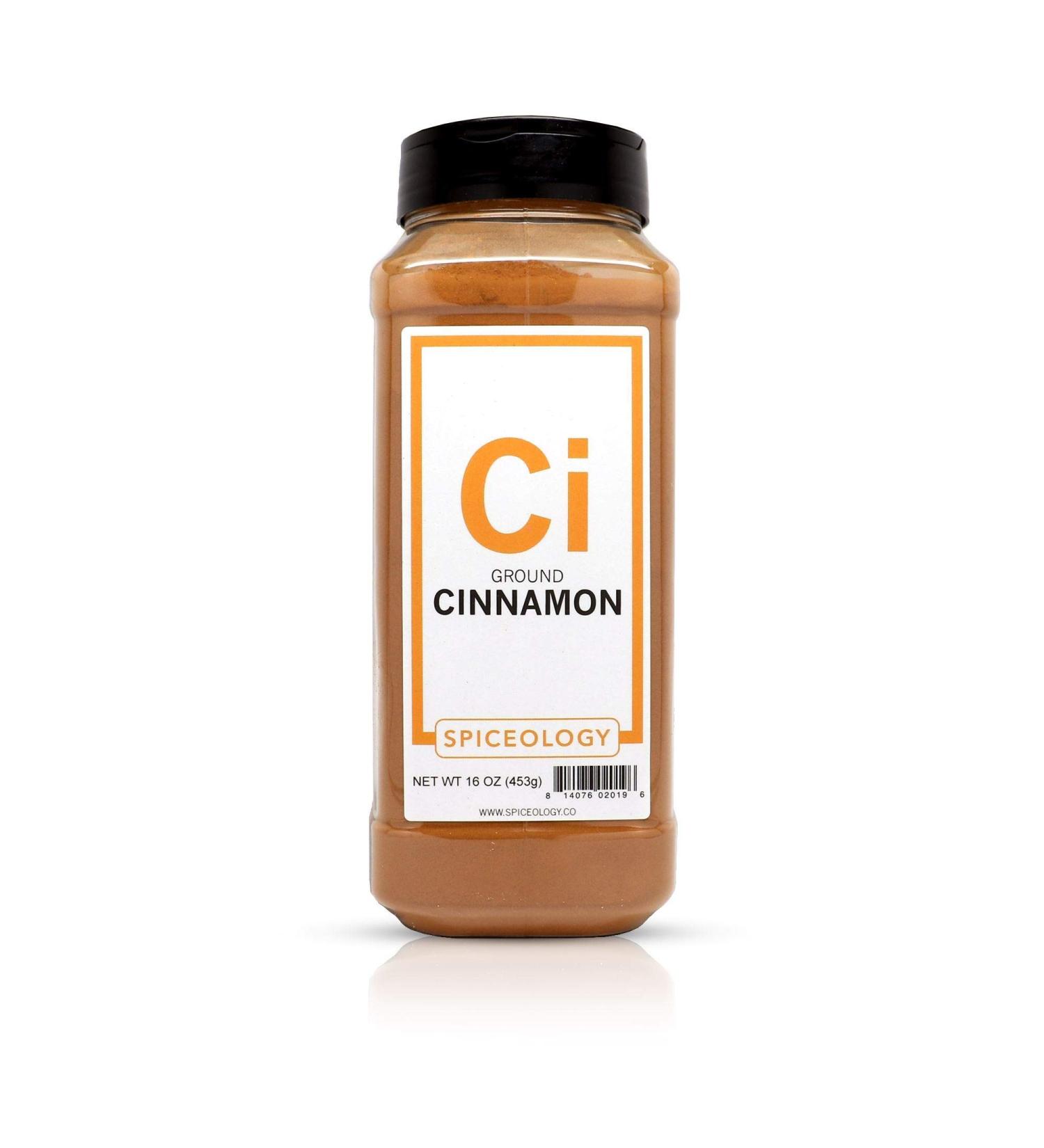 Spiceology Ground Cinnamon 16oz - Premium Bakers Cinnamon Powder - Buy Online on SooperMarket.com