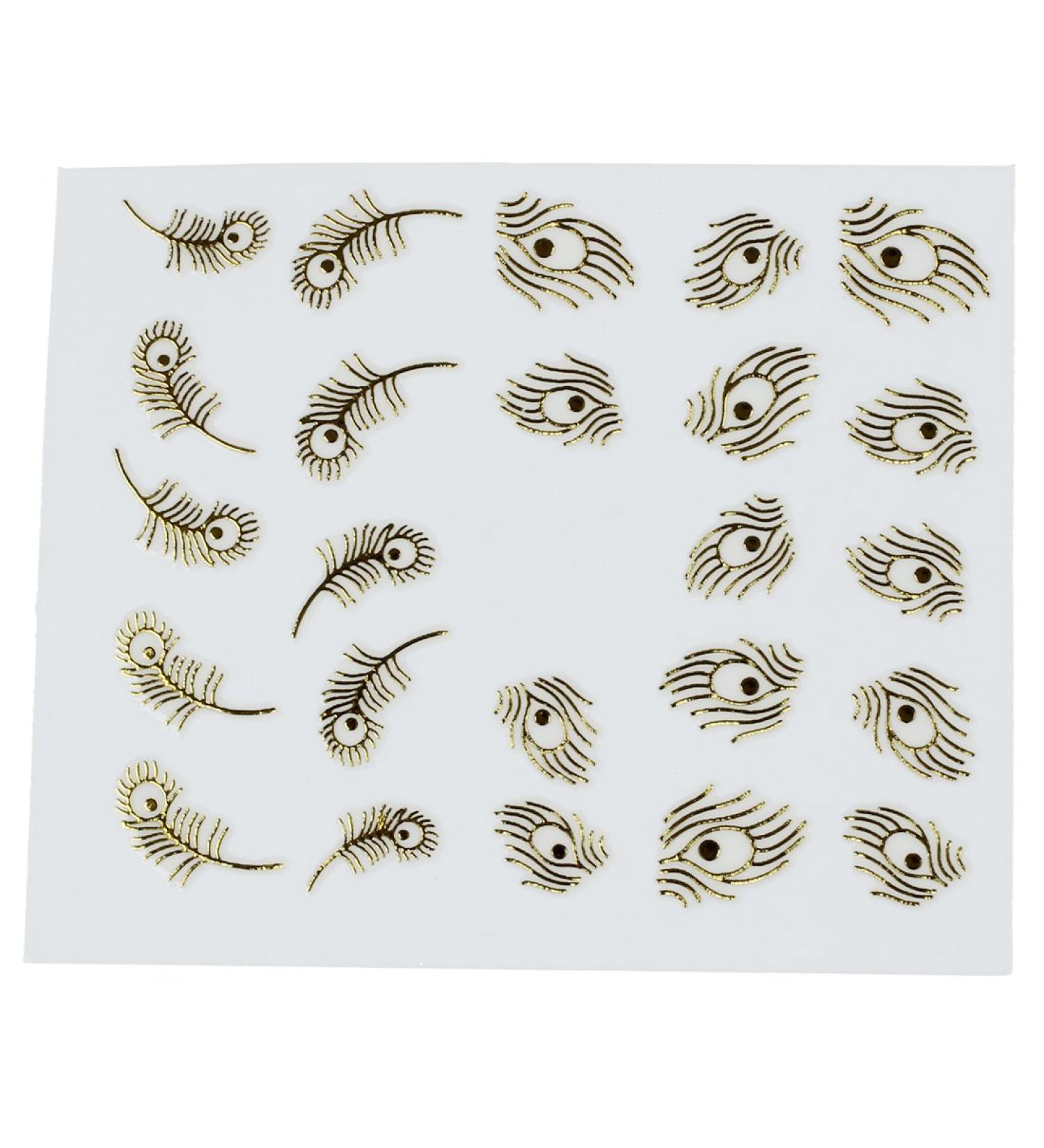 Lodokdre Gold Nail Stickers Nail Art Stickers for Lady - Buy Online on SooperMarket.com
