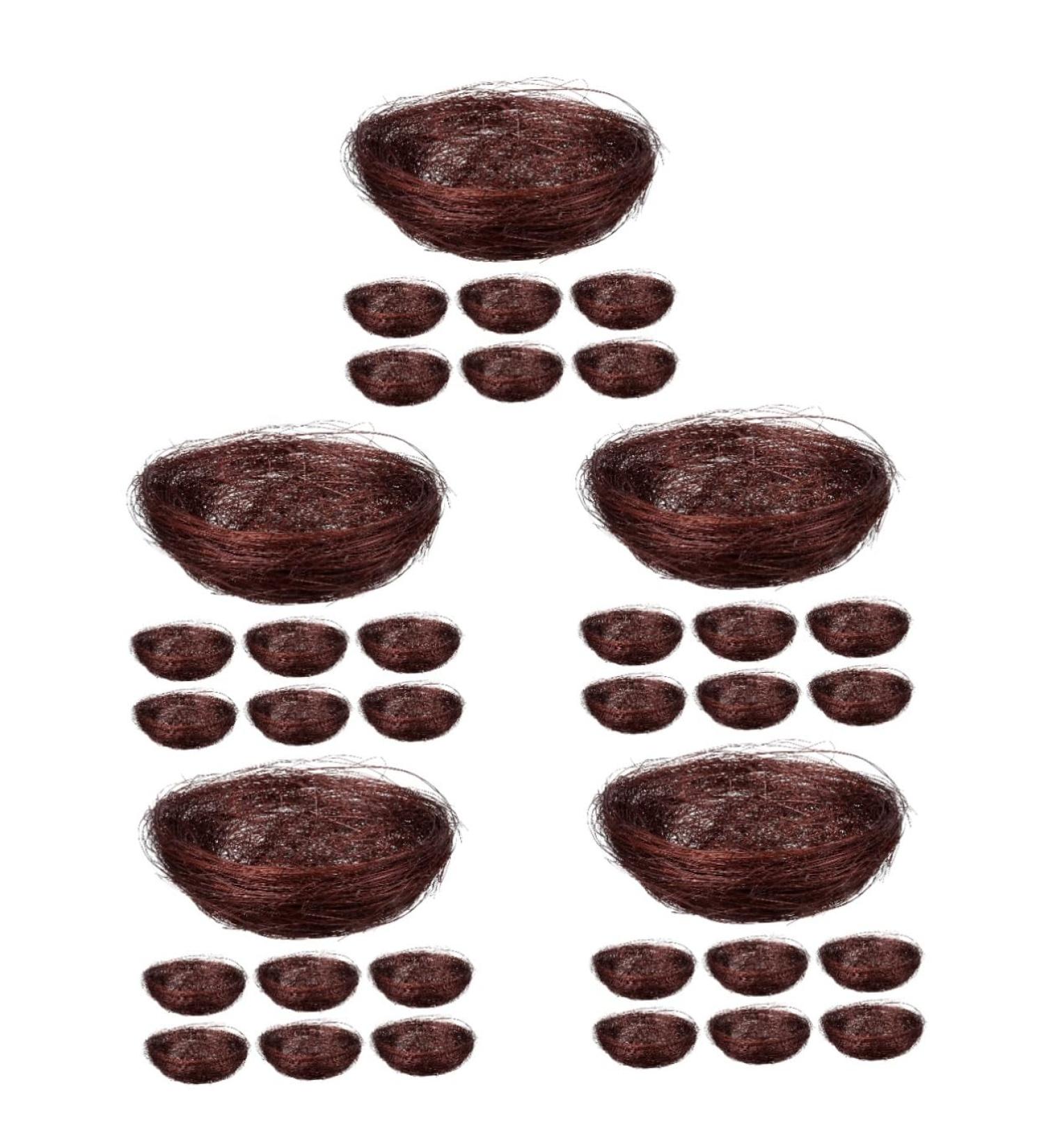 Besportble 100 Stk Simulated Vogel-Nest - Handgemachte Vogelh user f r M rcheng rten Rustikales Wohnambiente & kologisches Osternest aus Hanfseide - Buy Online on SooperMarket.com