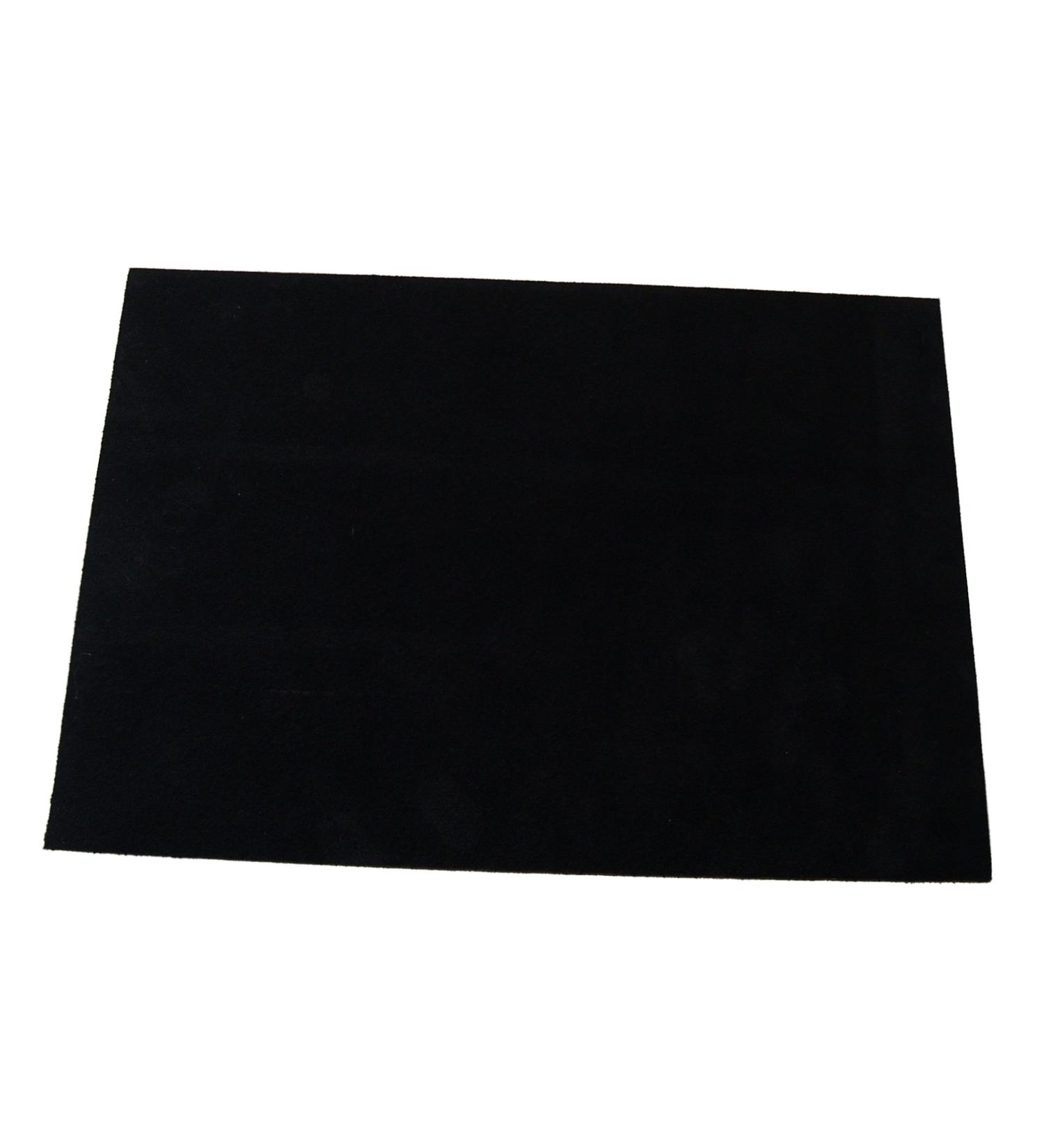 Premium Quality Suede Sheets 8.5"x12" with Super-Strong self-Adhesive Backing. Ideal for Making Peel-and-Stick (self-Stick, Stick-on) Soles for Dance Shoes, SUEDE-DIY-r01. 1 Sheet: 1x Black