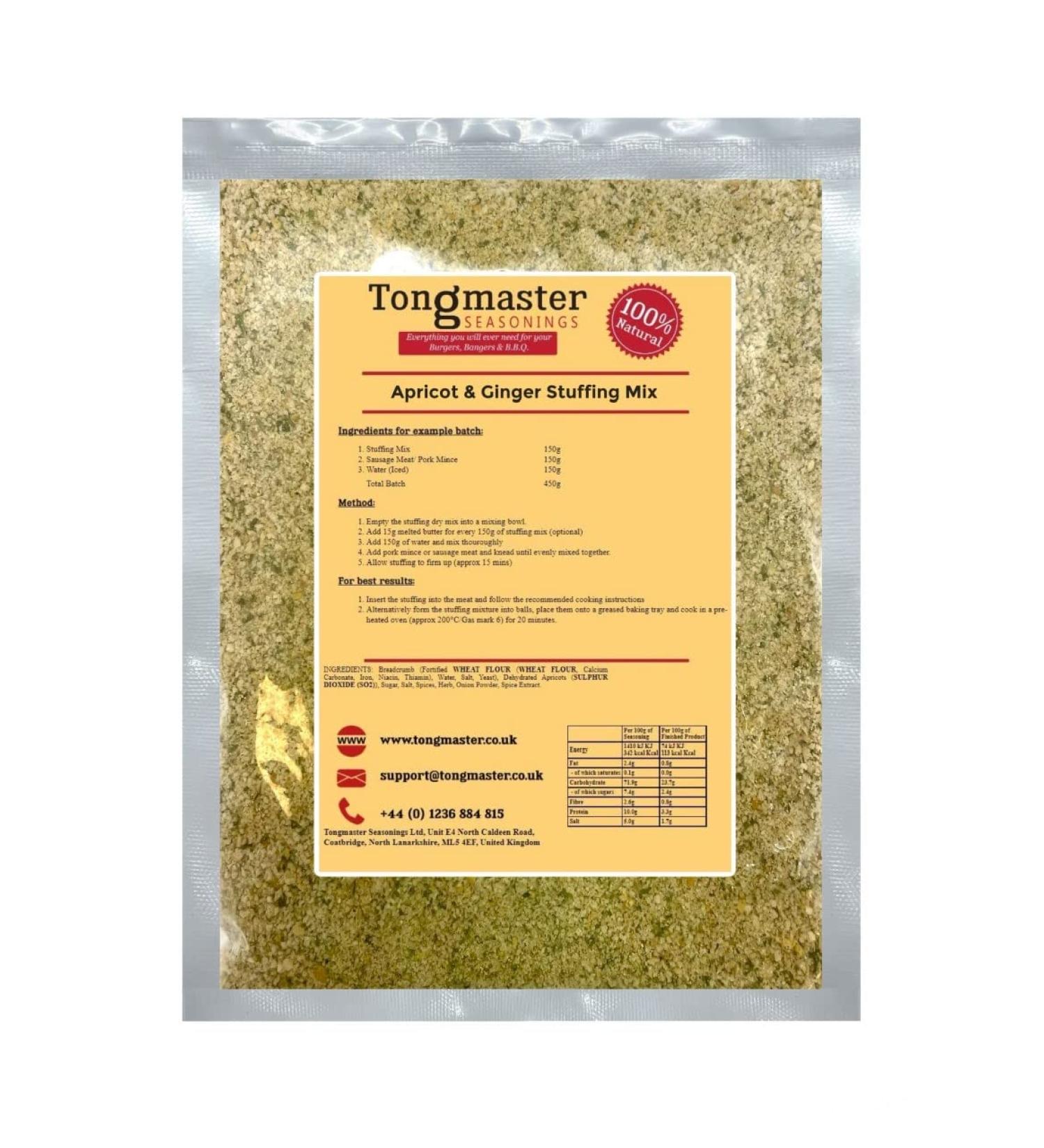 Apricot and Ginger Stuffing Mix - 150g