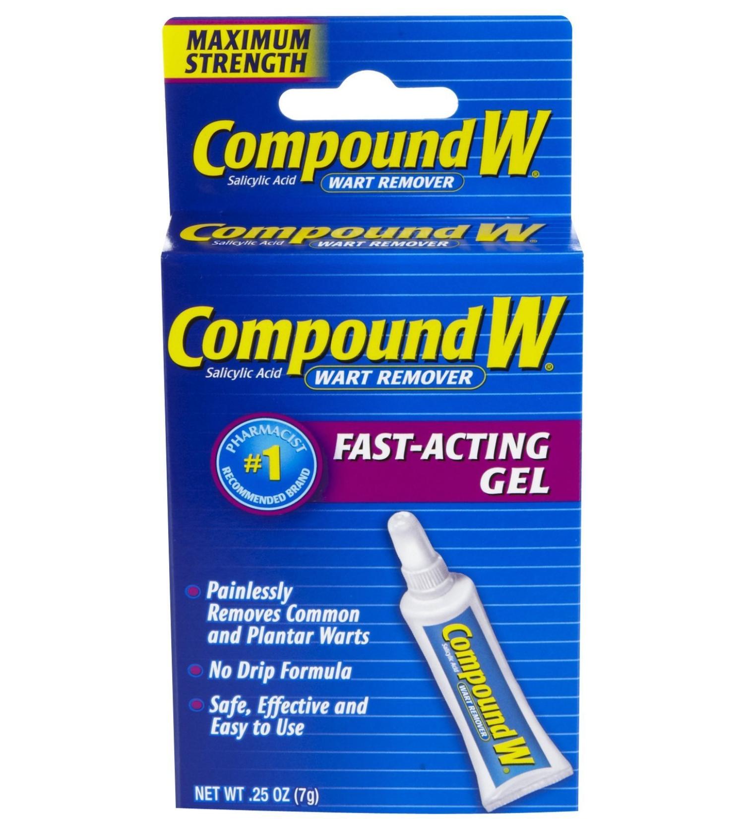 Compound W Gel 0.25 oz - Fast-Acting Wart Removal Treatment - Buy Online on SooperMarket.com