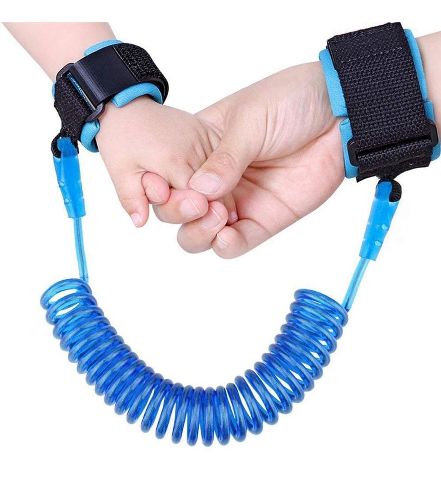 Anti Lost Toddler Leash | Child Safety Wrist Link | Kids Boys Wristband (2M Blue) - Buy Online on SooperMarket.com