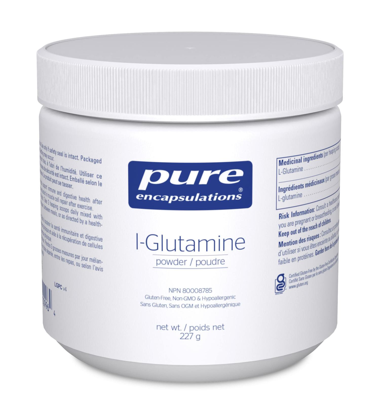 Pure Encapsulations L-Glutamine Powder - Supplement for Immune & Digestive Support Metabolism & Muscle Support* - With Pure Free-Form L-Glutamine - 8 Ounces - Buy Online on SooperMarket.com