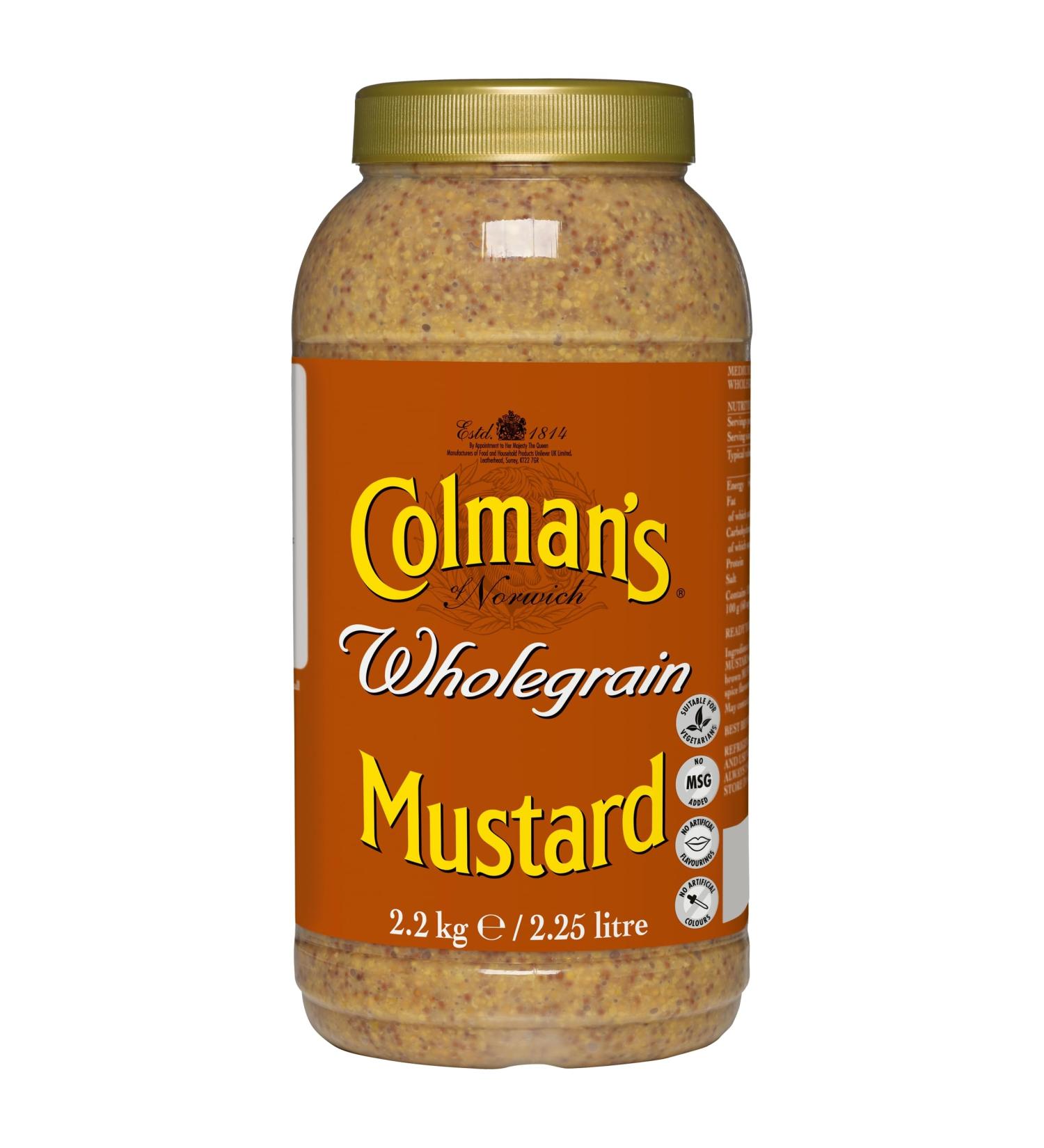 Colman's Wholegrain Mustard 2.25 Litre