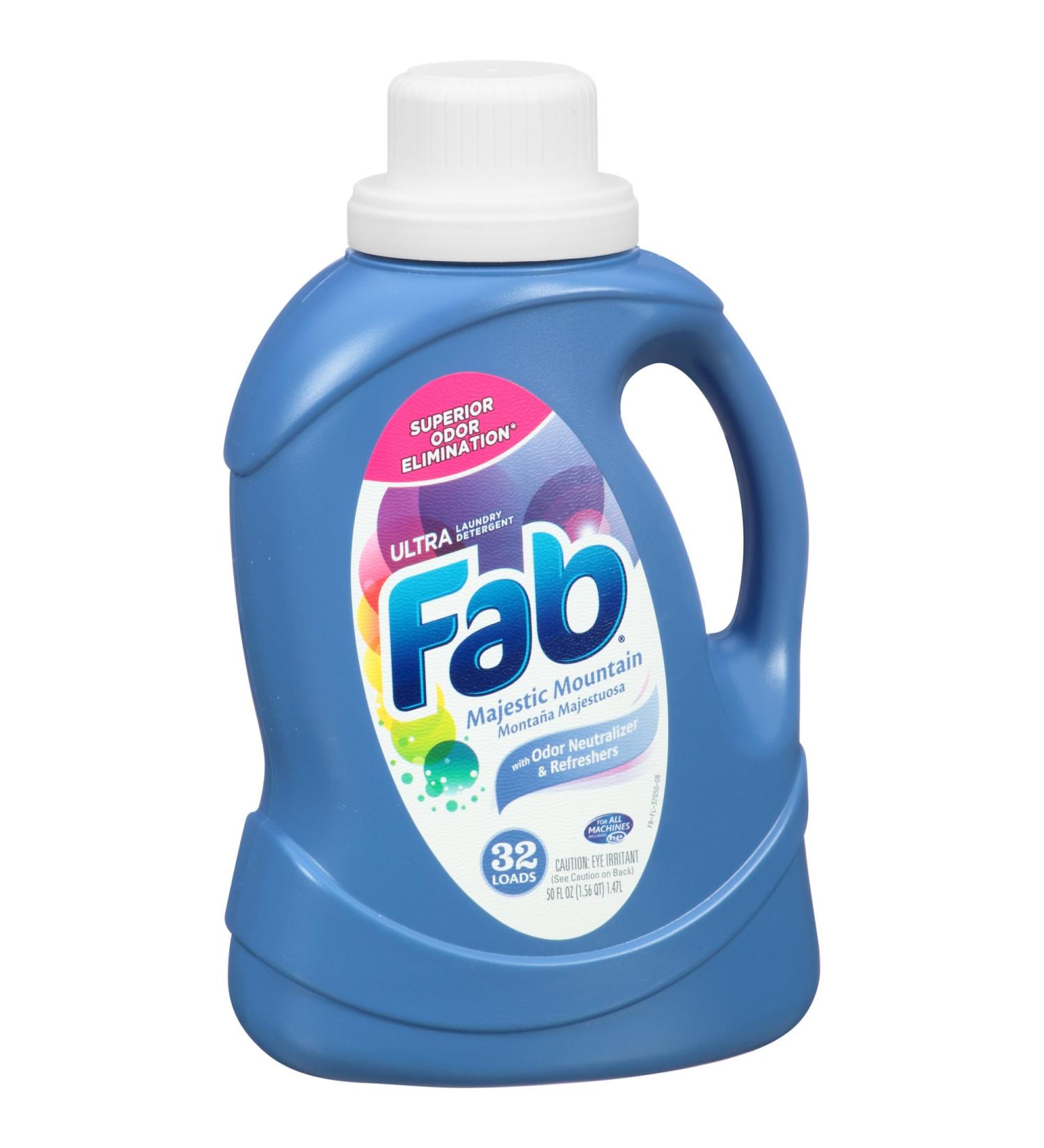 Fab Majestic Mountain Liquid Laundry Detergent (50oz)