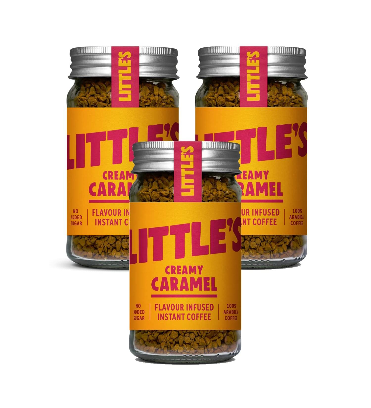 Little's Creamy Caramel Flavoured Instant Coffee 50g - Pack of 3