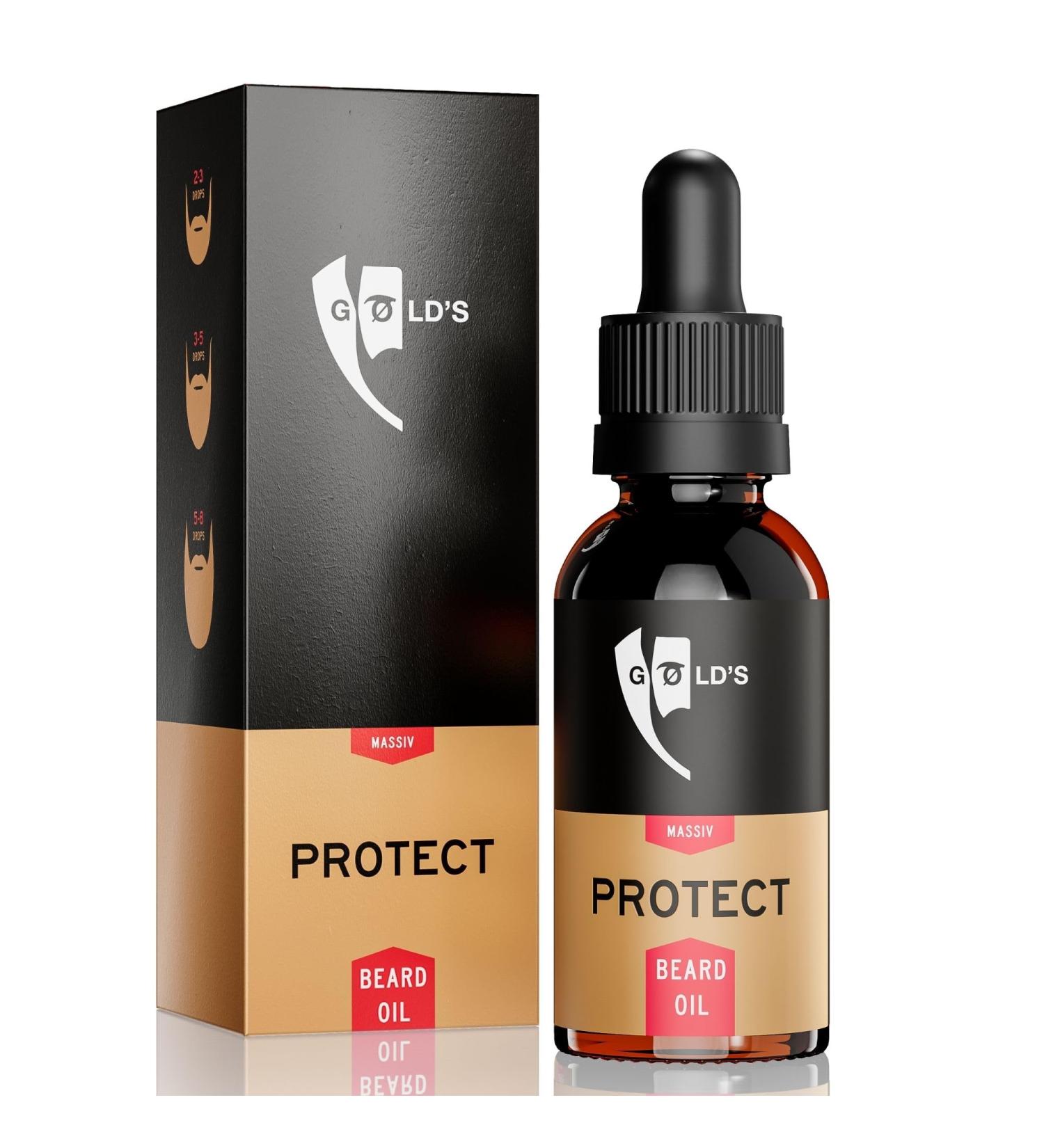 G ld's Bart l Men - 30ml Argan Oil Beard Oil | 6 Months Intensive Care for Soft Beards | Premium Beard Care Pack - Buy Online on SooperMarket.com