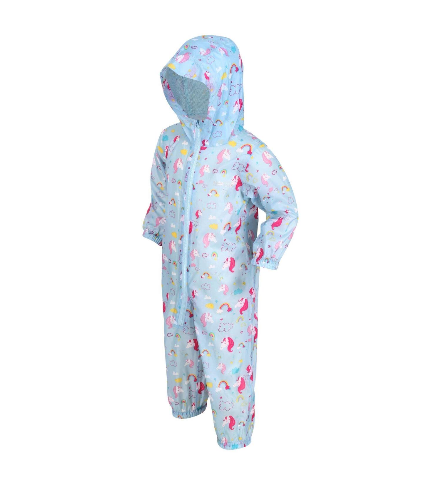 Regatta Kids Puddle IV All-in-One Suit 36-48 months - Unicorn Blue | Unisex Waterproof Rainwear - Buy Online on SooperMarket.com