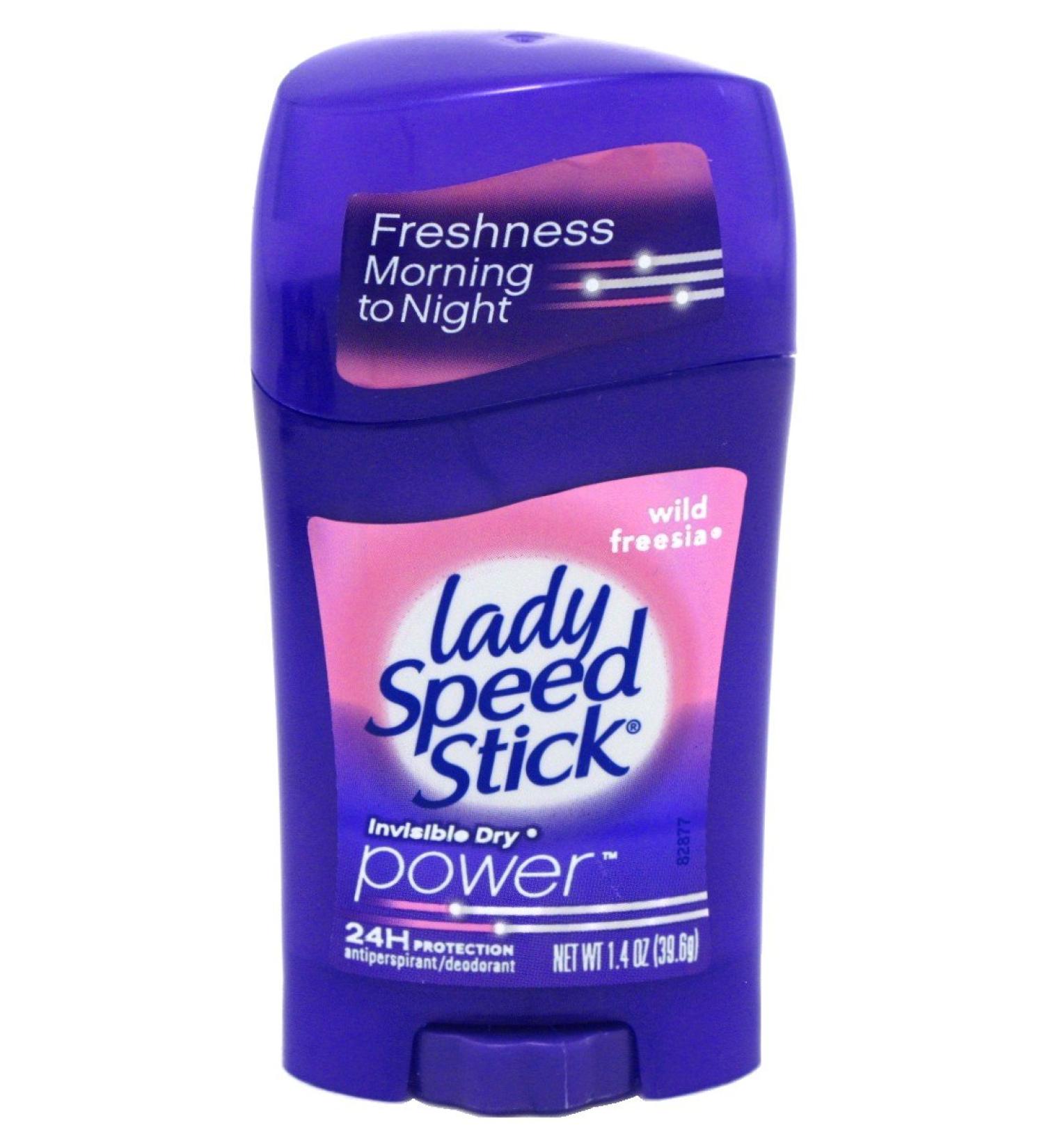 Lady Speed Stick Wild Freesia Fresh Infusions 24H Protection 1.4 oz antiperspirant/deodorant (6 pack)