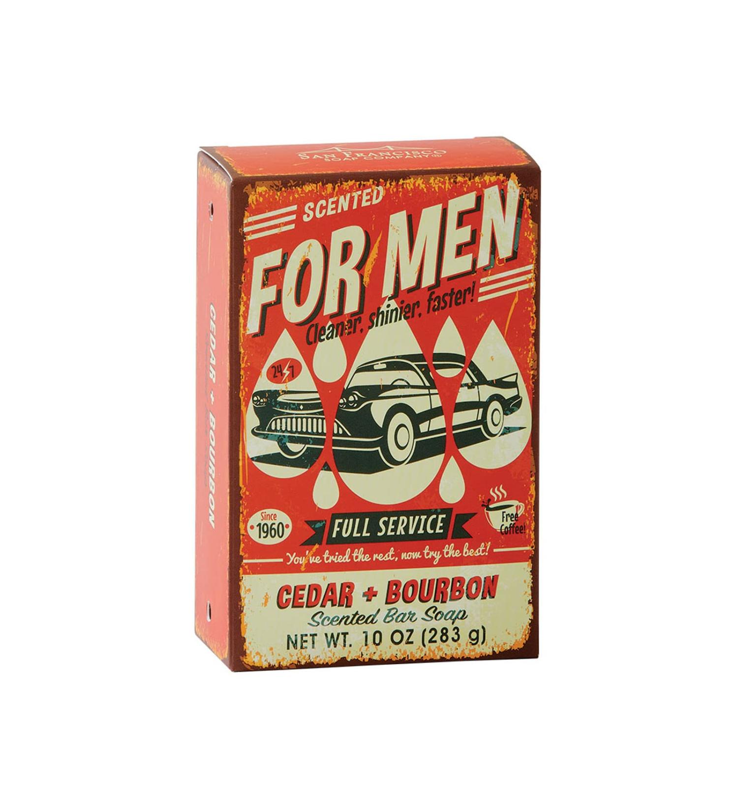 San Francisco Soap Company Cedar and Bourbon Scented Bar Soap Cedar 10 Ounce (Pack of 1)