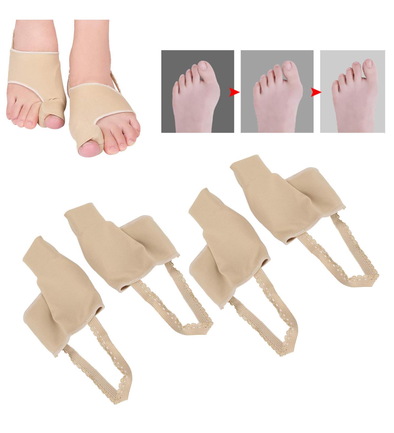 Bunion Corrector for Women and Men - Big Toe Separator and Straightener - Foot Care Tool for Bunion Relief - 2 Pairs (Size: L) - Buy Online on SooperMarket.com