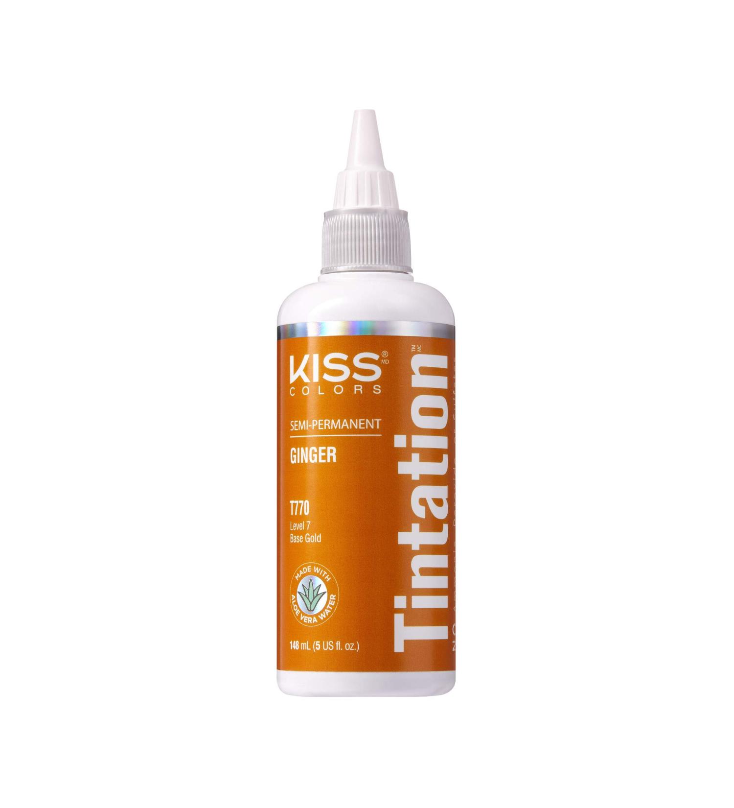 Kiss Tintation Semi-Permanent Hair Color Treatment 148 mL (5 US fl.oz) - Ginger - Buy Online on SooperMarket.com