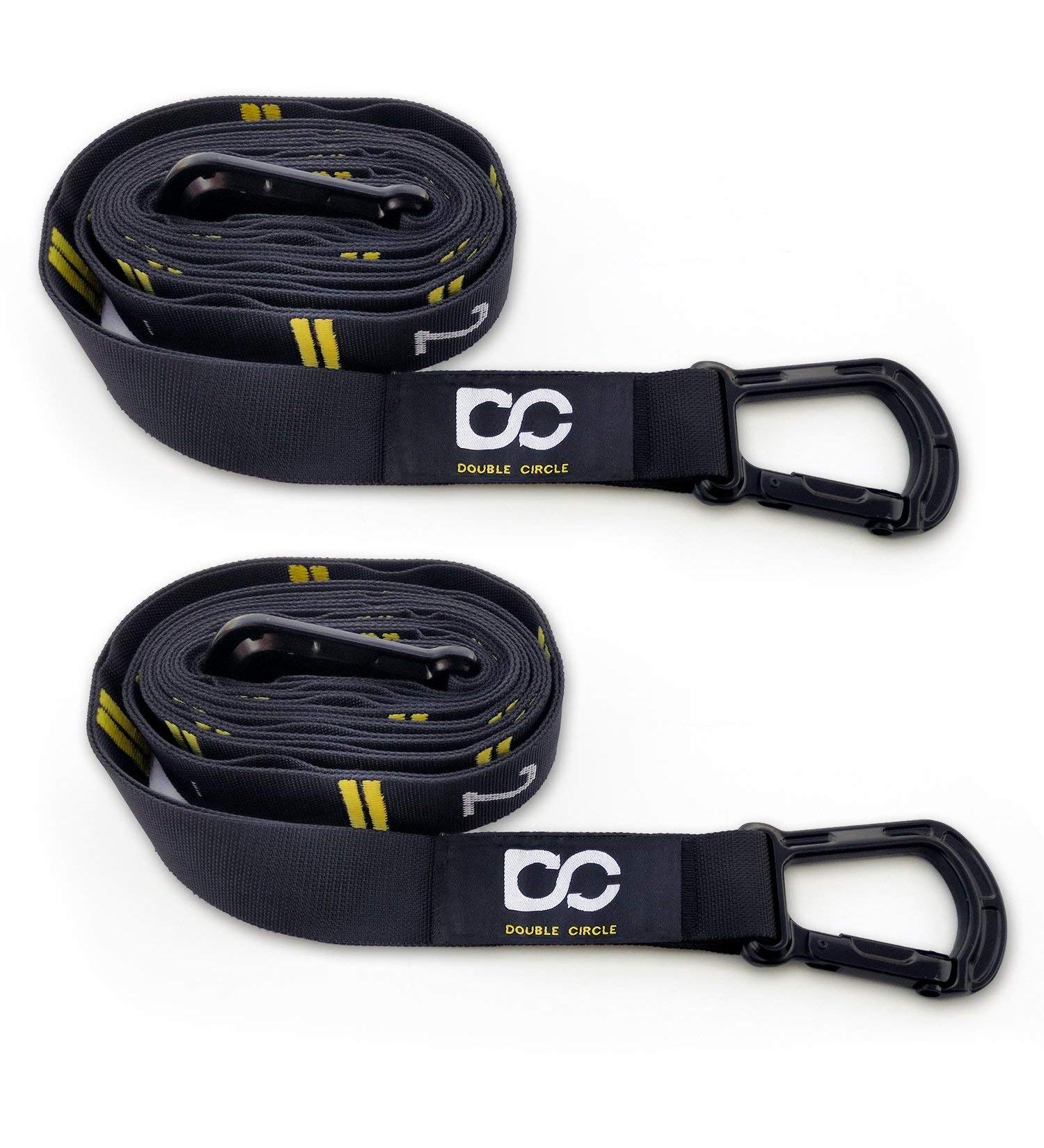 Adjustable Numbered Straps for Gymnastic Rings with Carabiner System - Exercise Video Guide for Full Body Workout, Calisthenics, Home Gym - Buy Online on SooperMarket.com