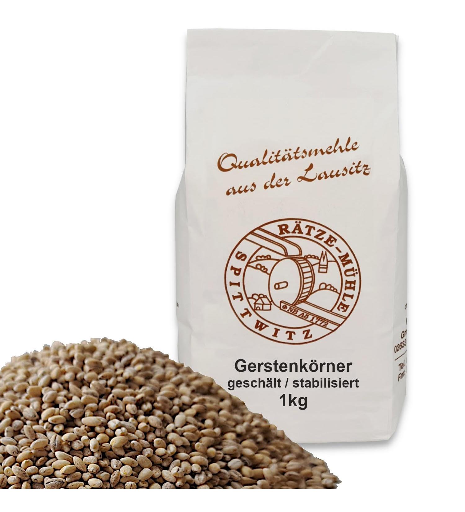 Mills Barley Grains Peeled 1kg - Premium Whole Grain Barley Kernels | Fresh from R tze Mill - Buy Online on SooperMarket.com