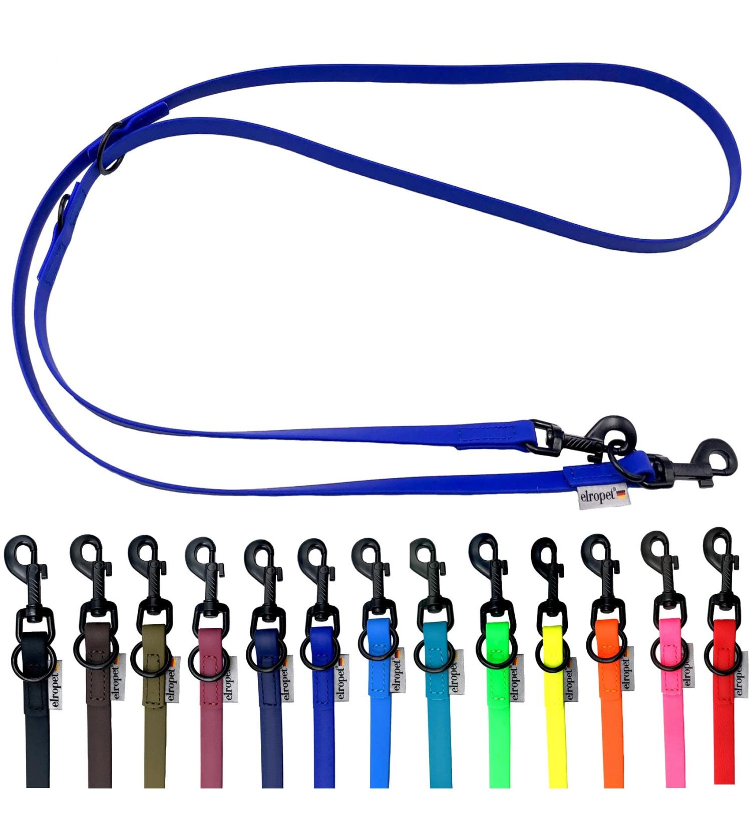 Buy Biothane Dogeline Black Hook Leash for Small & Large Dogs - Adjustable 2m 2.40m 2.80m 3.50m 5m | Durable & Stylish Blue Option - Buy Online on SooperMarket.com