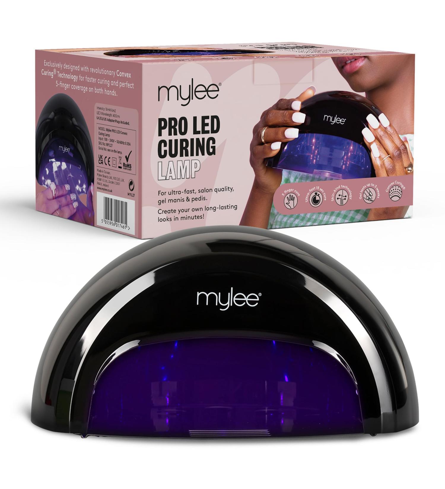 Mylee PRO Salon Series LED Gel Nail Polish Drying Lamp | 15-Second Convex Curing Technology - Buy Online on SooperMarket.com