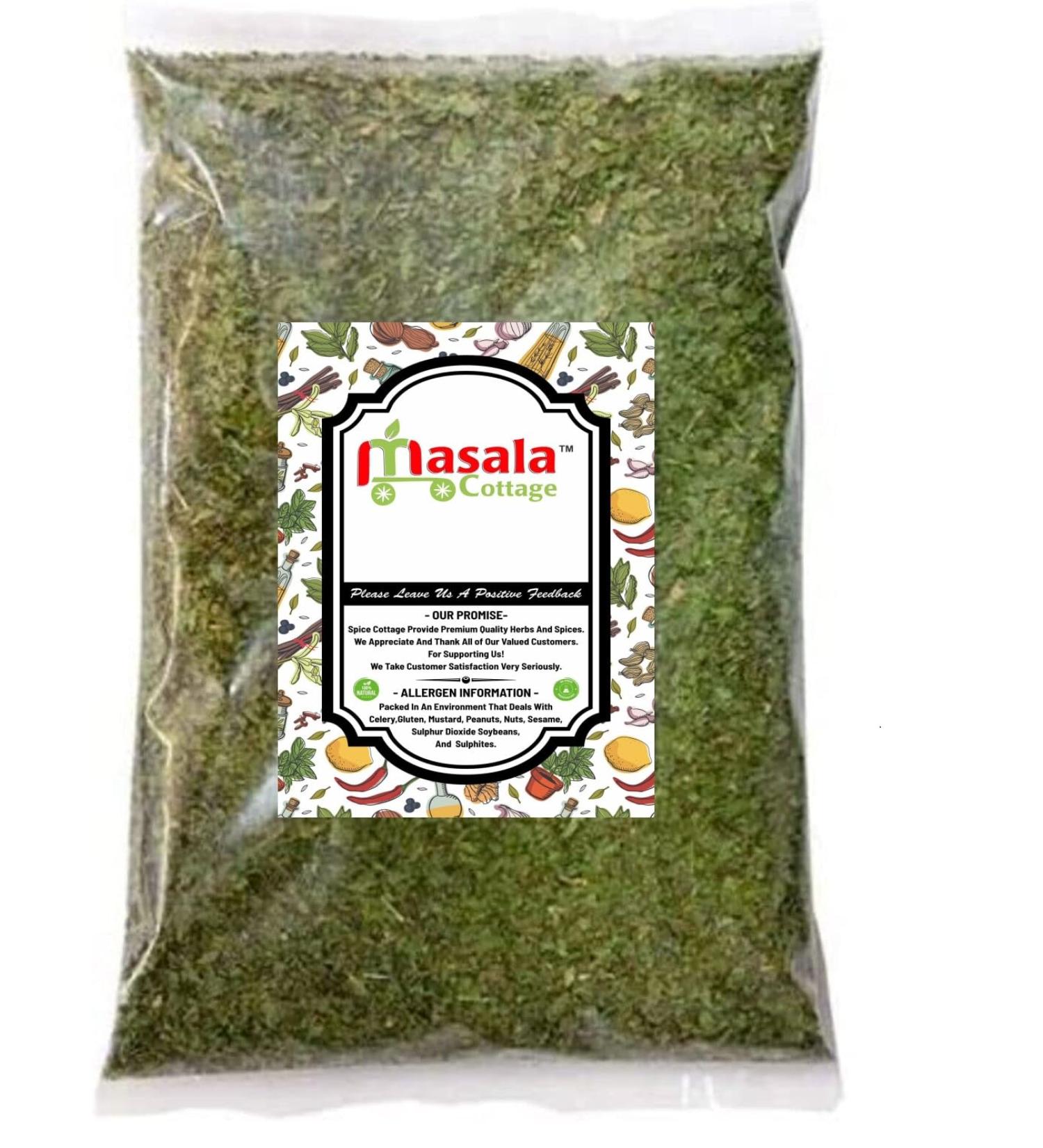 Coriander Leaf | Leaves Dried Cilantro Leaves Premium Quality by Masala Cottage 25g-1.9kg (950 Grams) 950 Grams - Buy Online on SooperMarket.com