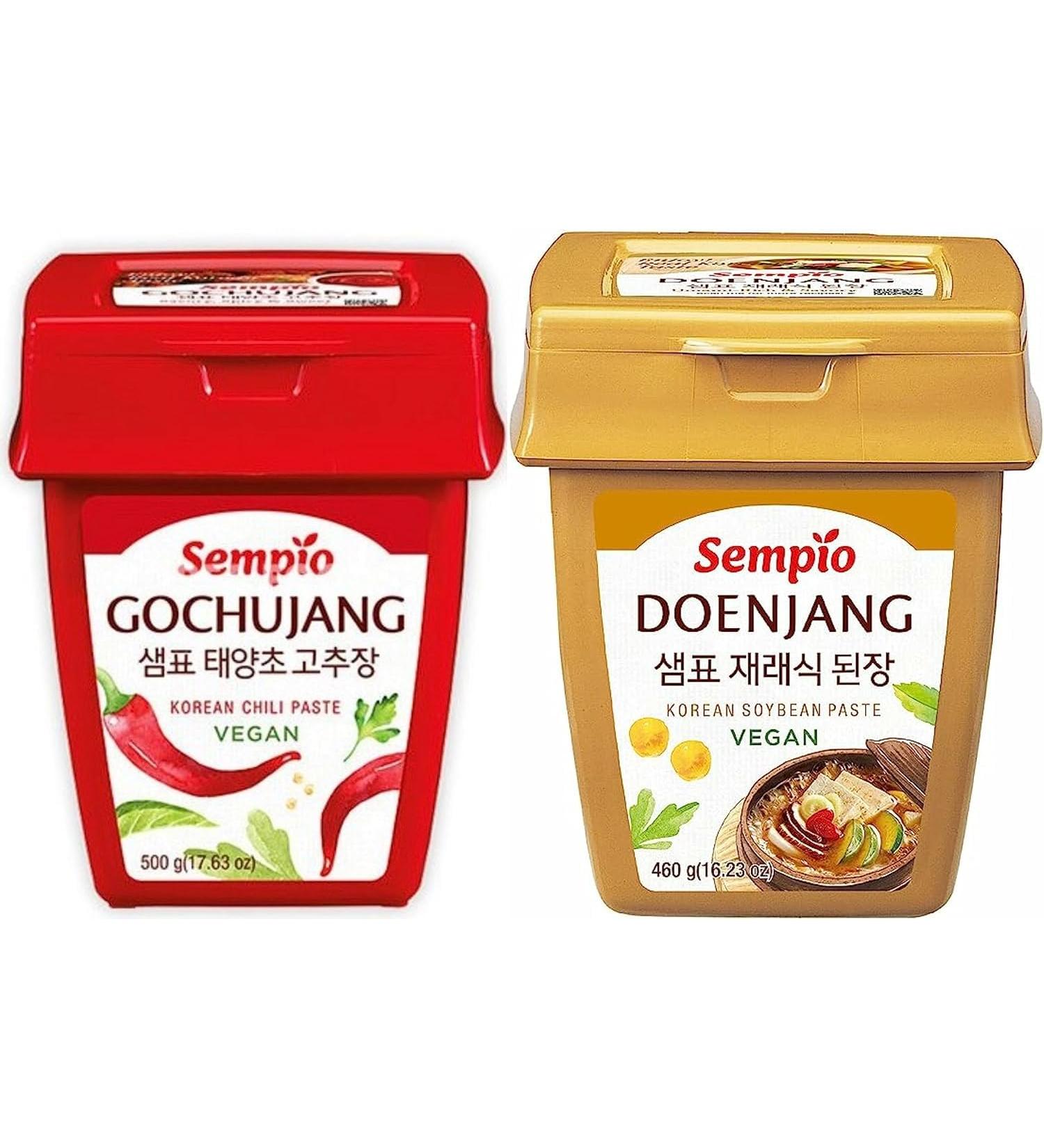 Sempio Doenjang Soybean Paste 460g Bundled with Gochujang Classic 500g - Buy Online on SooperMarket.com