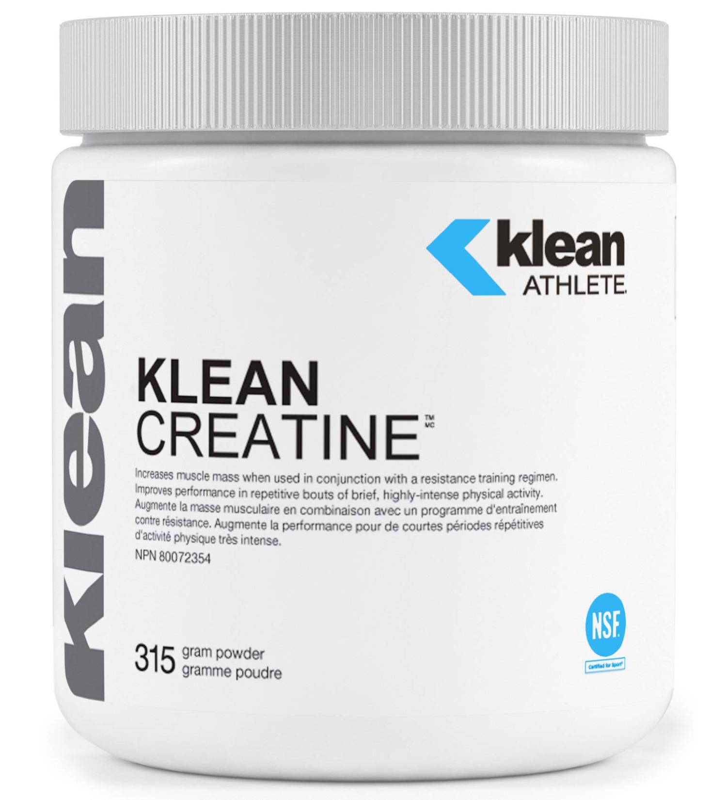Klean Athlete - Klean Creatine - Supports Muscle Strength and Performance* - NSF Certified for Sport - 315 Grams Powder