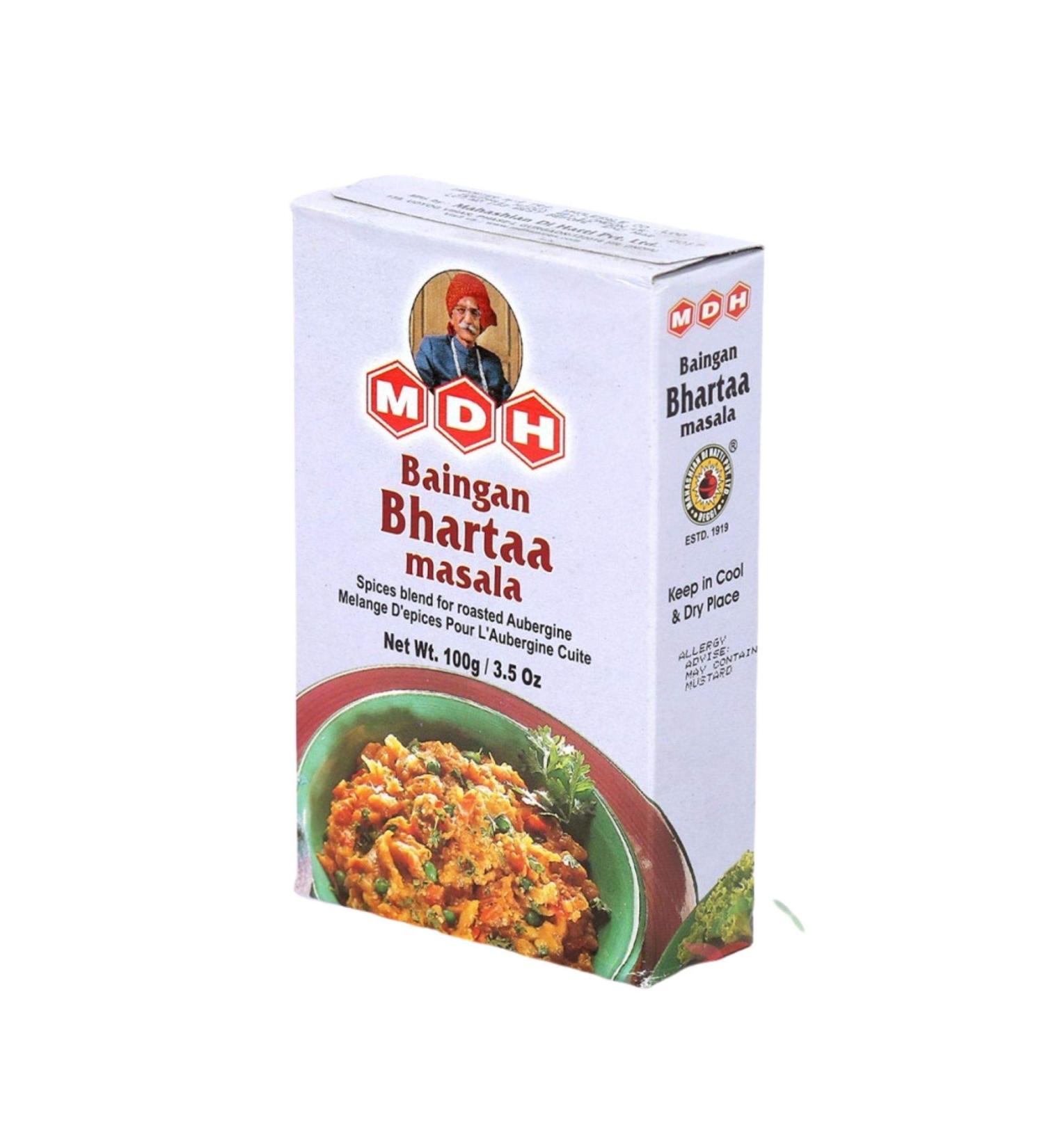 Mdh Bhartha Masala 100g - Authentic Indian Spice Blend for Delicious Baingan Bharta - Buy Online on SooperMarket.com