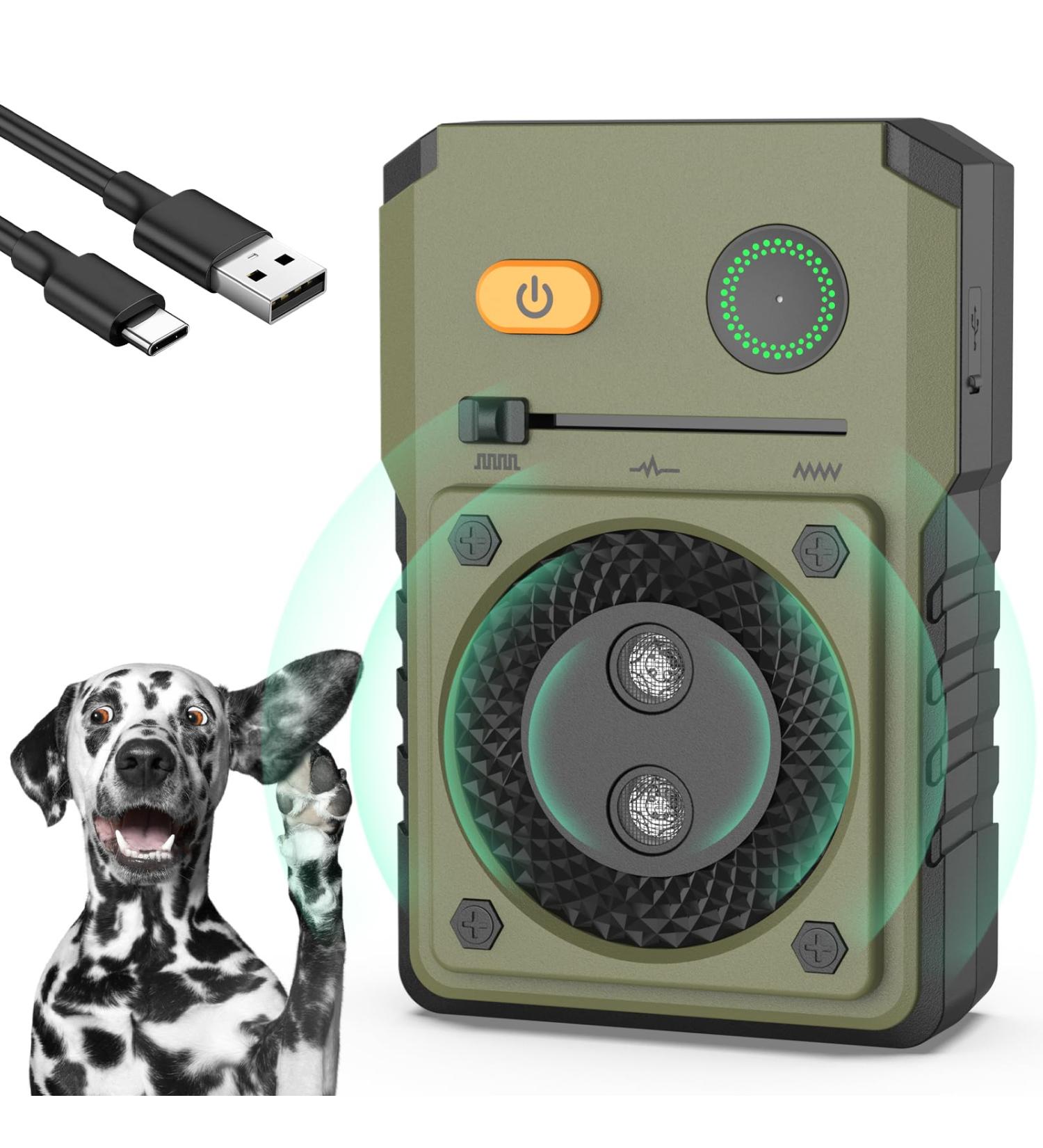 Bubbacare Anti Bell Device for Dogs - Ultrasonic Anti-Bell Remedy 3 Modes 50-Foot Range - Safe for Small & Large Dogs Indoors & Outdoors - Color 62 - Buy Online on SooperMarket.com