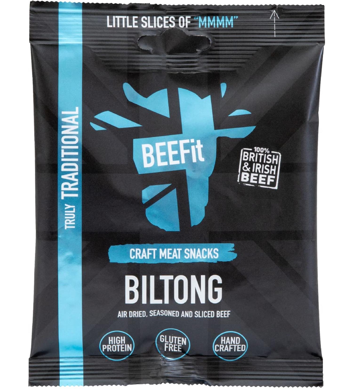 BEEFIT TRULY TRADITIONAL STEAK BILTONG 30G - 12 PACK