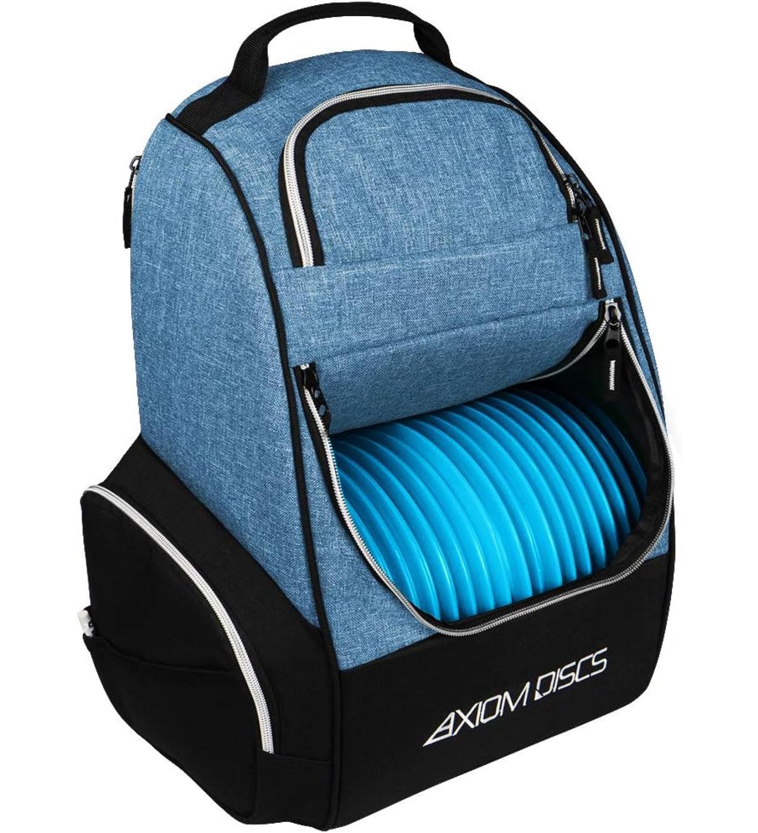 Axiom Discs Backpack Shuttle Bag - Heather Teal | Premium Disc Golf Carry Bag - Buy Online on SooperMarket.com
