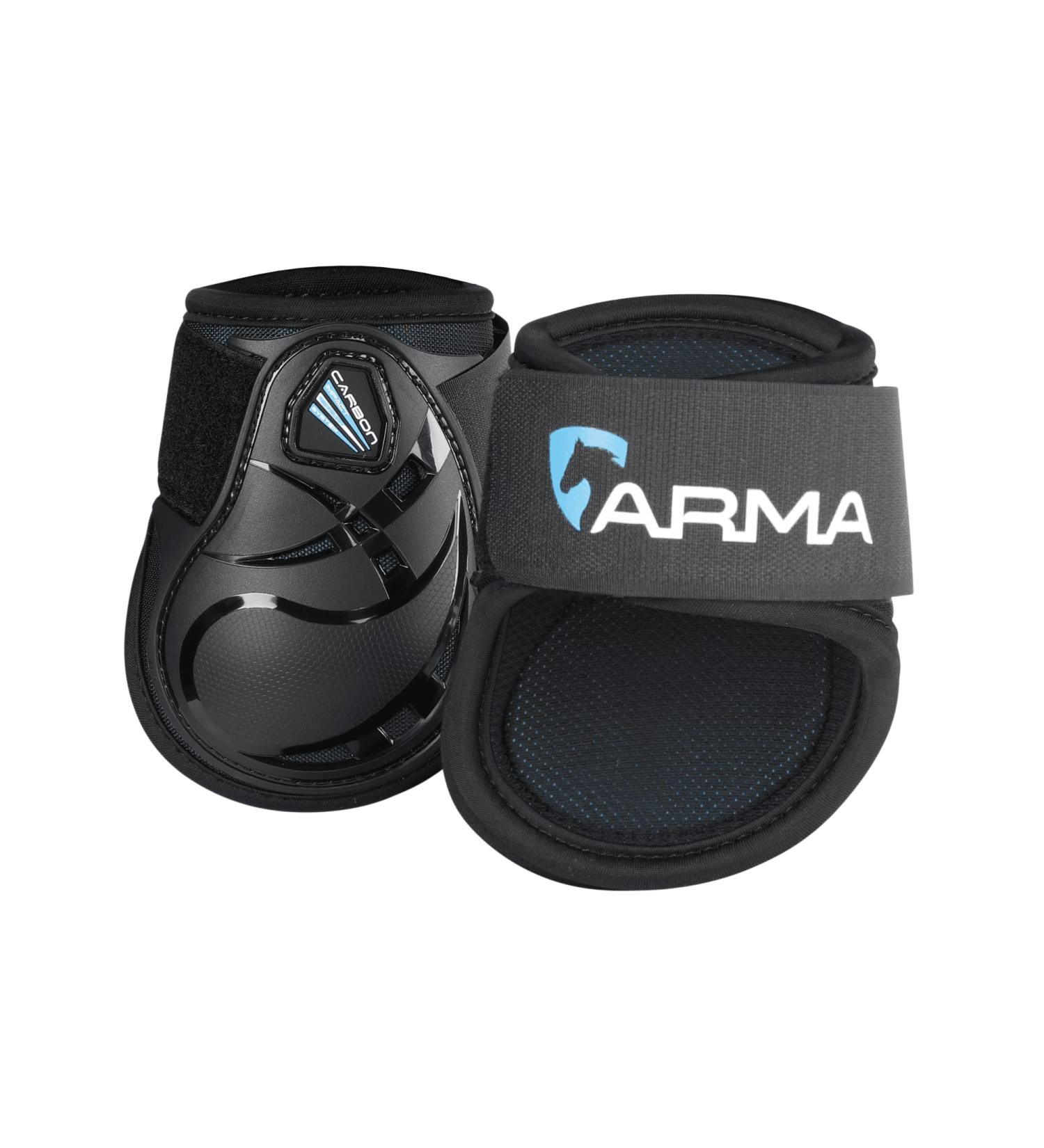 Shires Arma Carbon Fetlock Boots - Black Full Black