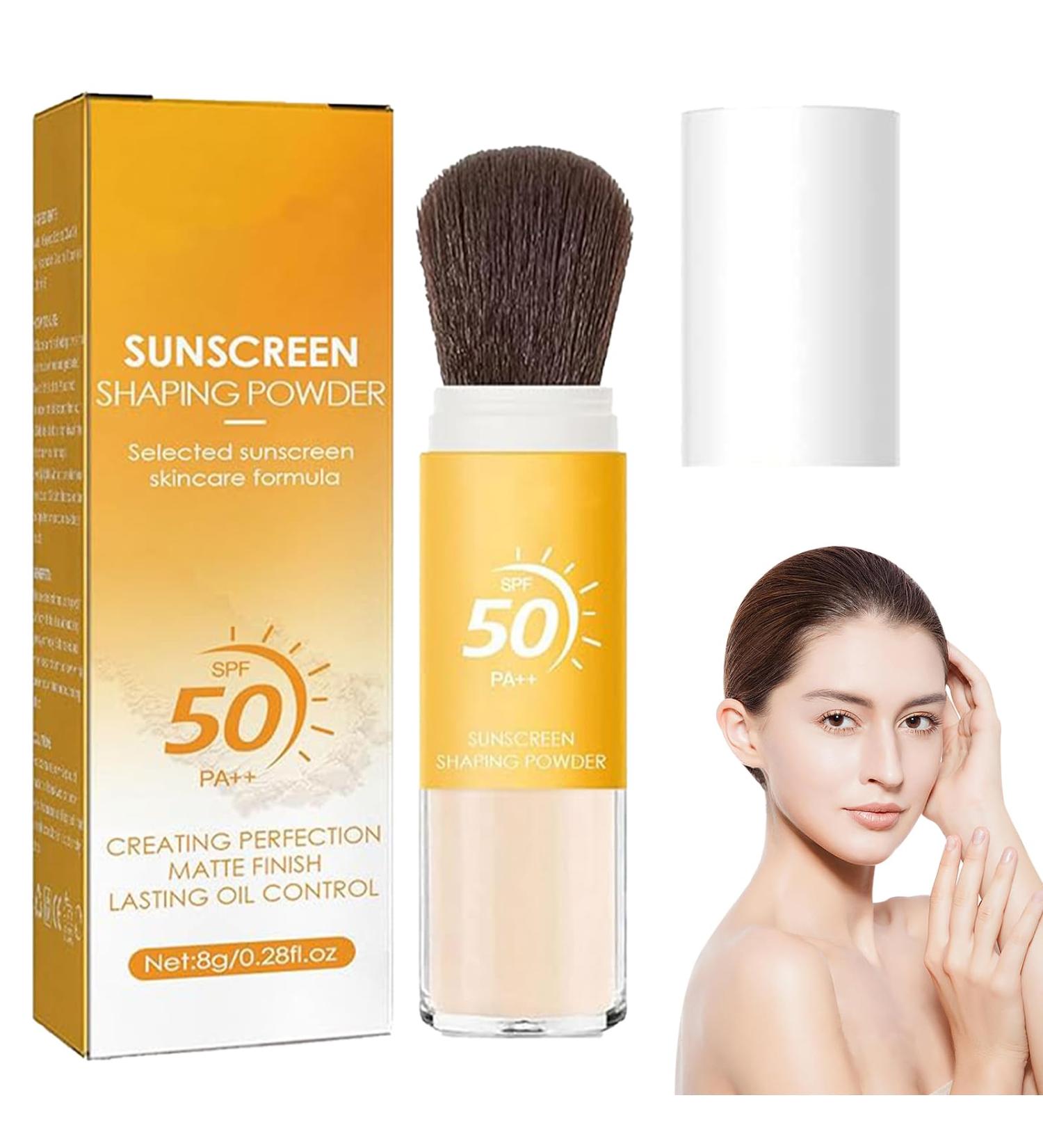 Funnaura Sunscreen Powder Oil Control Natural Matte Finish Lasting Lightweight Breathable All Skin - Buy Online on SooperMarket.com