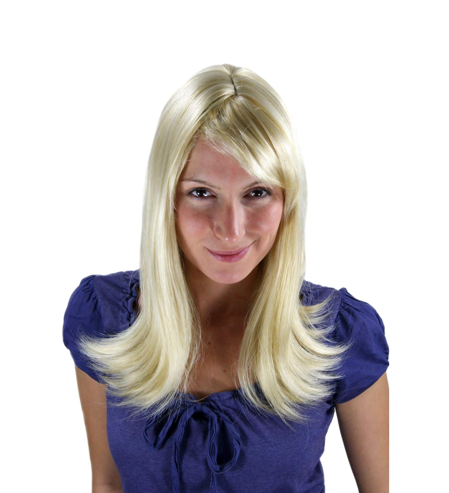 WIG ME UP 3218-611 | Light Blonde Straight Wig | Side Parting & Curved Tips | International Shipping Available - Buy Online on SooperMarket.com