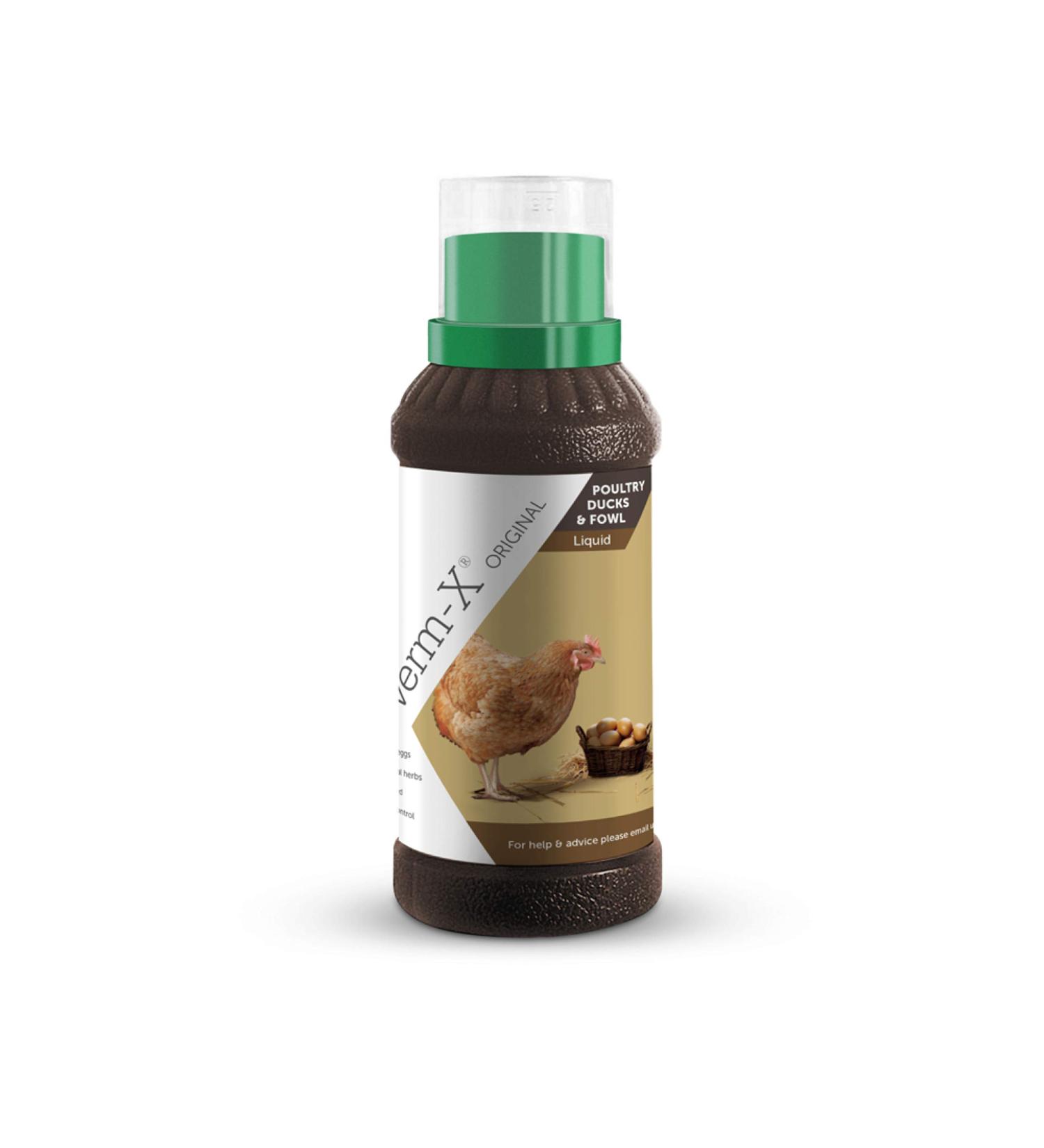 Verm-X Liquid Poultry & Fowl Internal Parasite Control 250ml - Natural Solution for Healthy Birds - Buy Online on SooperMarket.com