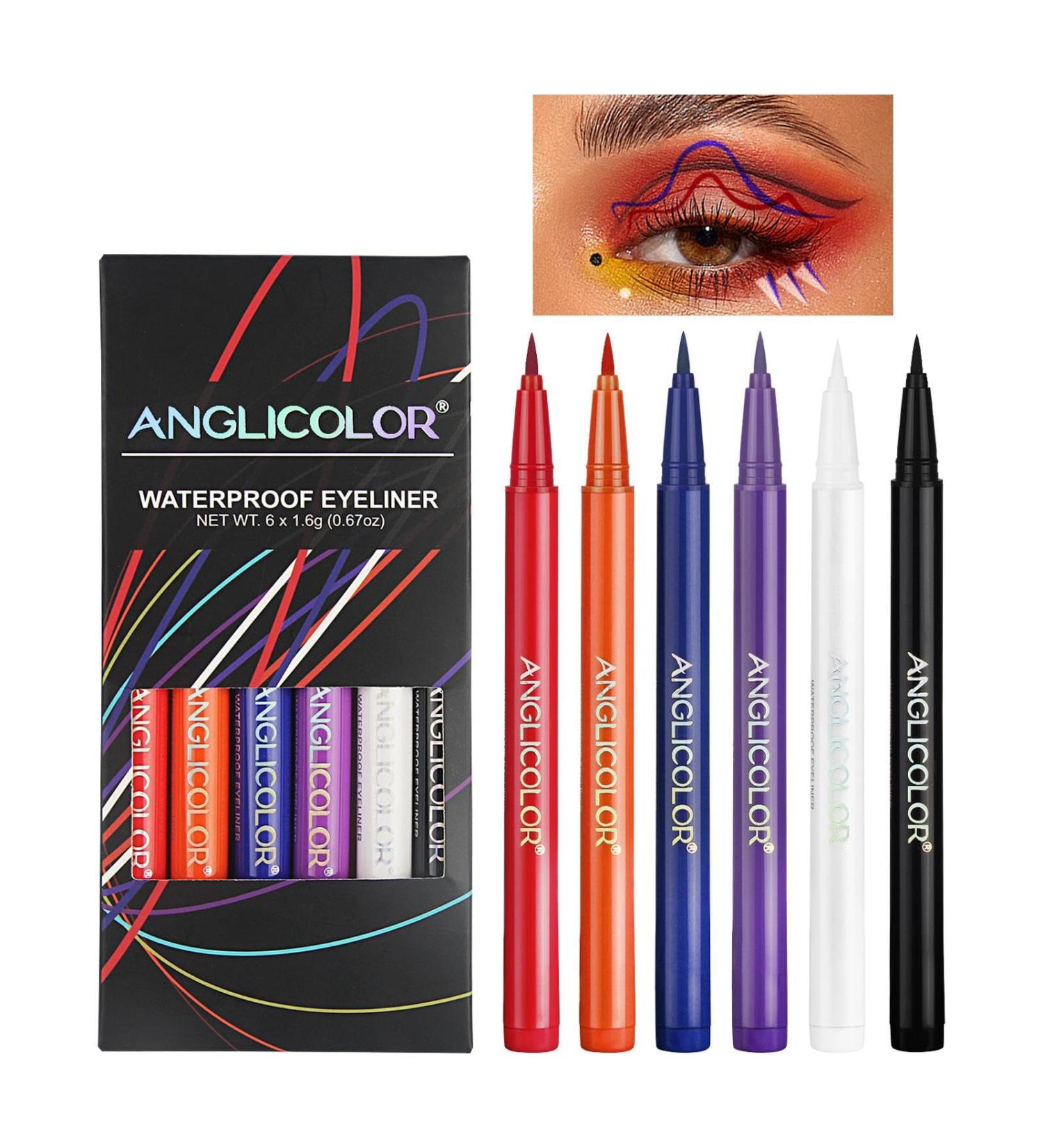 Matte Eyeliner Pencil Set - Sweat Resistant Eyeliner No Irritation Face Makeup Supplies for Gatherings Dates Party Virtcooy - Buy Online on SooperMarket.com
