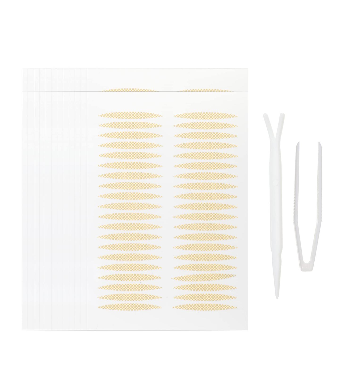 VOCOSTE Double Eyelid Stickers | 960 Pcs Invisible Eye Lift Tape with Fork & Tweezers | Perfect for Single & Asymmetrical Eyelids | International Shipping Available - Buy Online on SooperMarket.com