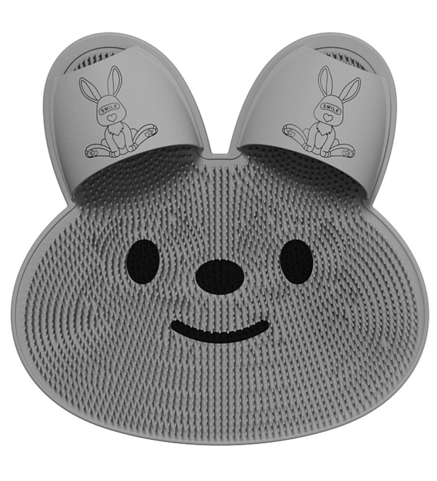 Foot Scrubber Mat with Non-Slip Suction Cups Silicone Foot Scrubber in Shower Hands-Free Foot Cleaner for Shower Cute Rabbit Shape Foot Washer - Buy Online on SooperMarket.com
