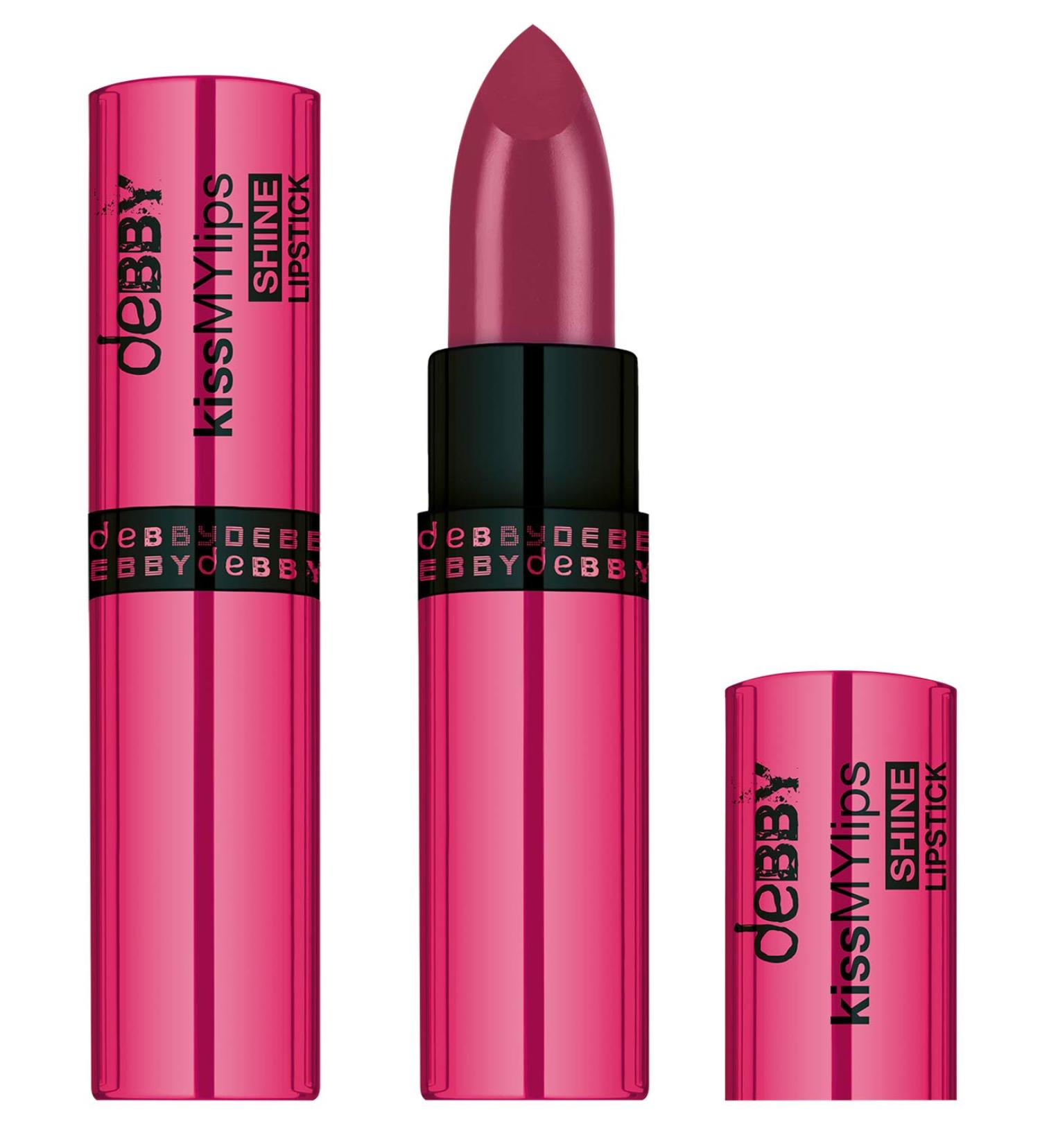 Debby Kissmylips shine lipstick colore 09 black cherry Black