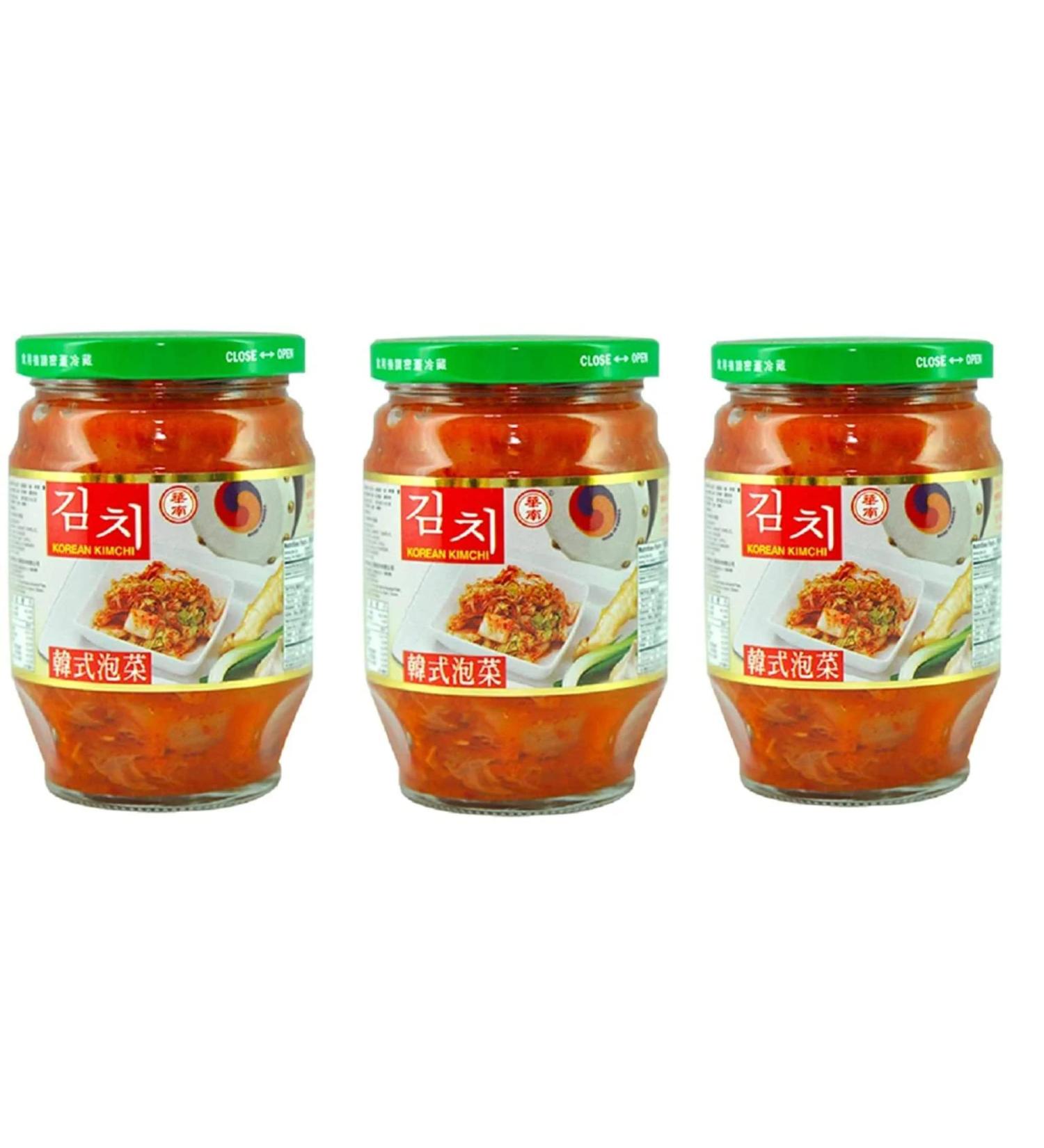 HWA Nan Korea Kimchi Ready to Serve Netto: 369g Pack of 3
