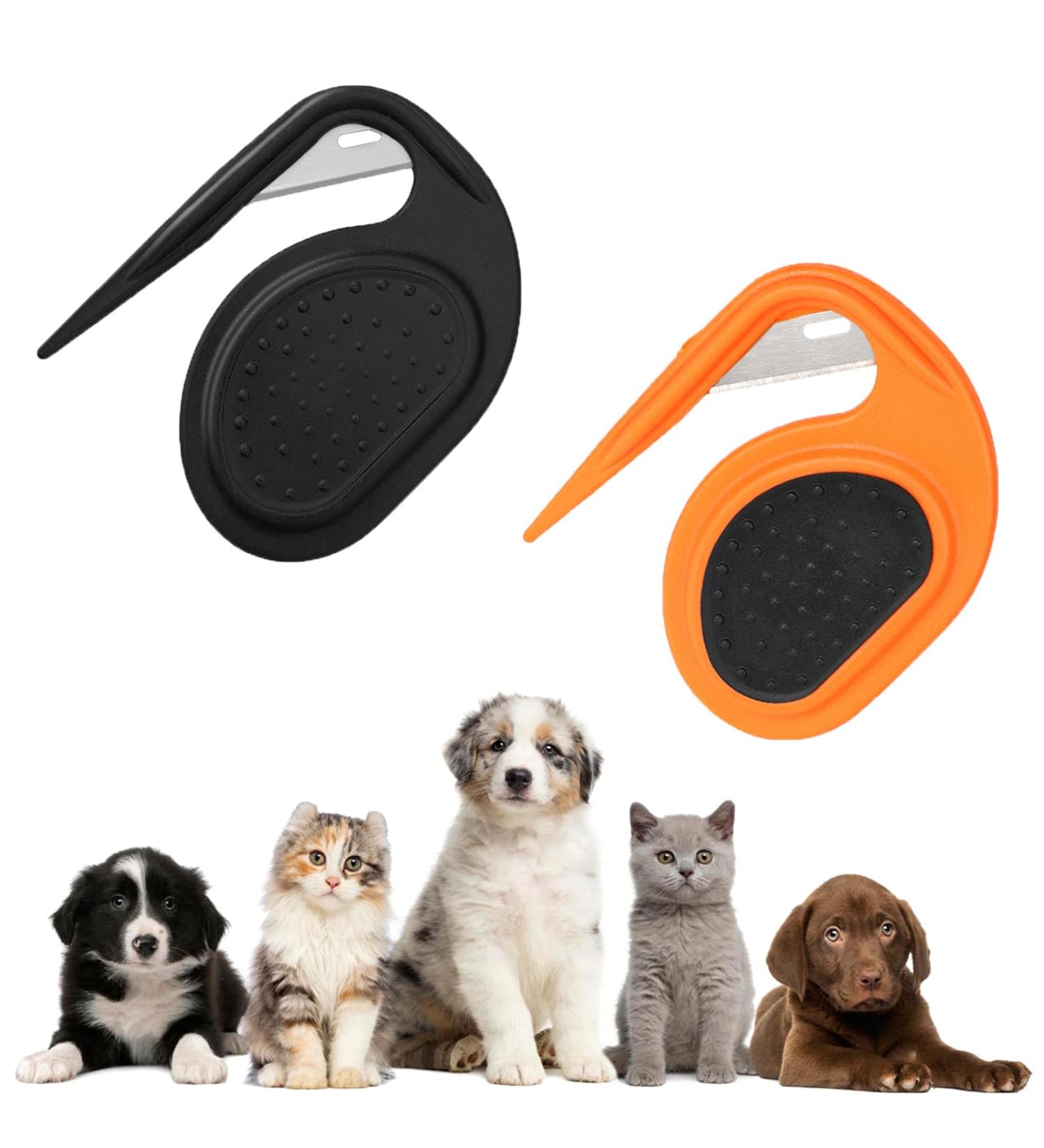 Knot Remover for Cats & Dogs | De-Filtered Care Knife for Long-Haired Pets | Knitting Comb & Fur Care Tools - Buy Online on SooperMarket.com