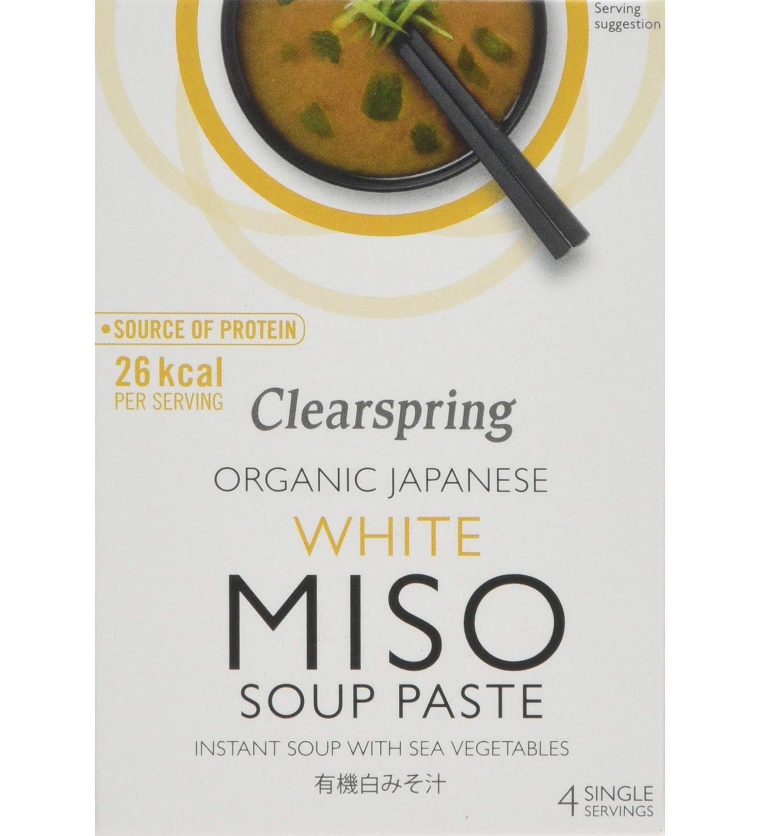 Clearspring Organic Instant White Miso Soup Paste - Buy Online on SooperMarket.com