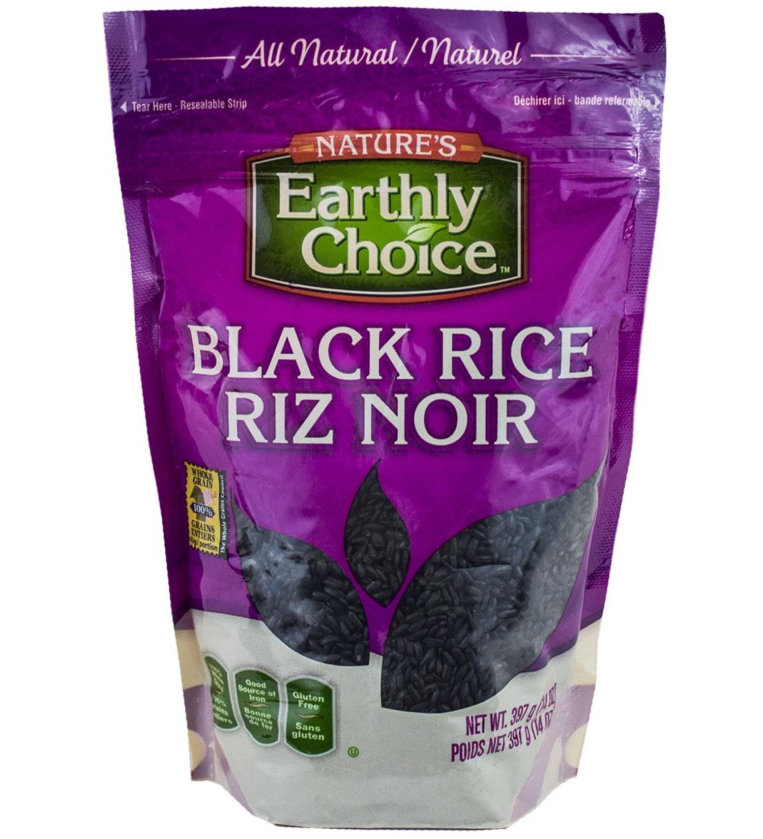 Nature's Earthly Choice Black Rice - Riz Noir 14-Ounce 6-Pack - Buy Online on SooperMarket.com