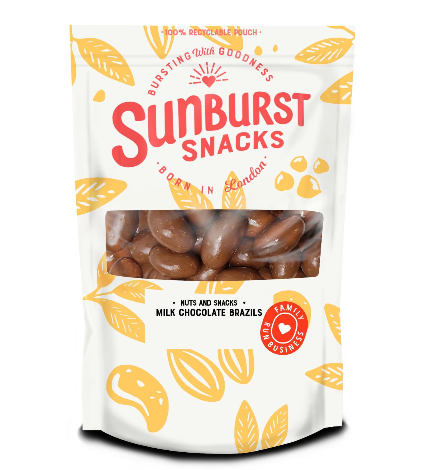 Sunburst Whole Chocolate Coated Brazil Nuts Non GMO 1 kg - Buy Online on SooperMarket.com