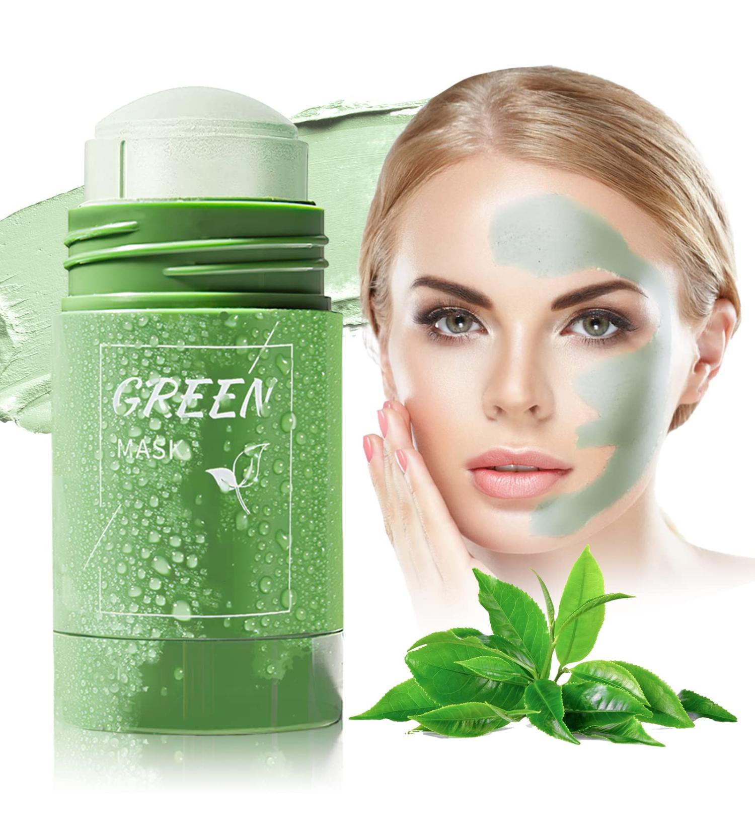 Anguishil Green Tea Mask Stick - Deep Cleanse & Oil Control for All Skin Types (1 PCS) - Buy Online on SooperMarket.com