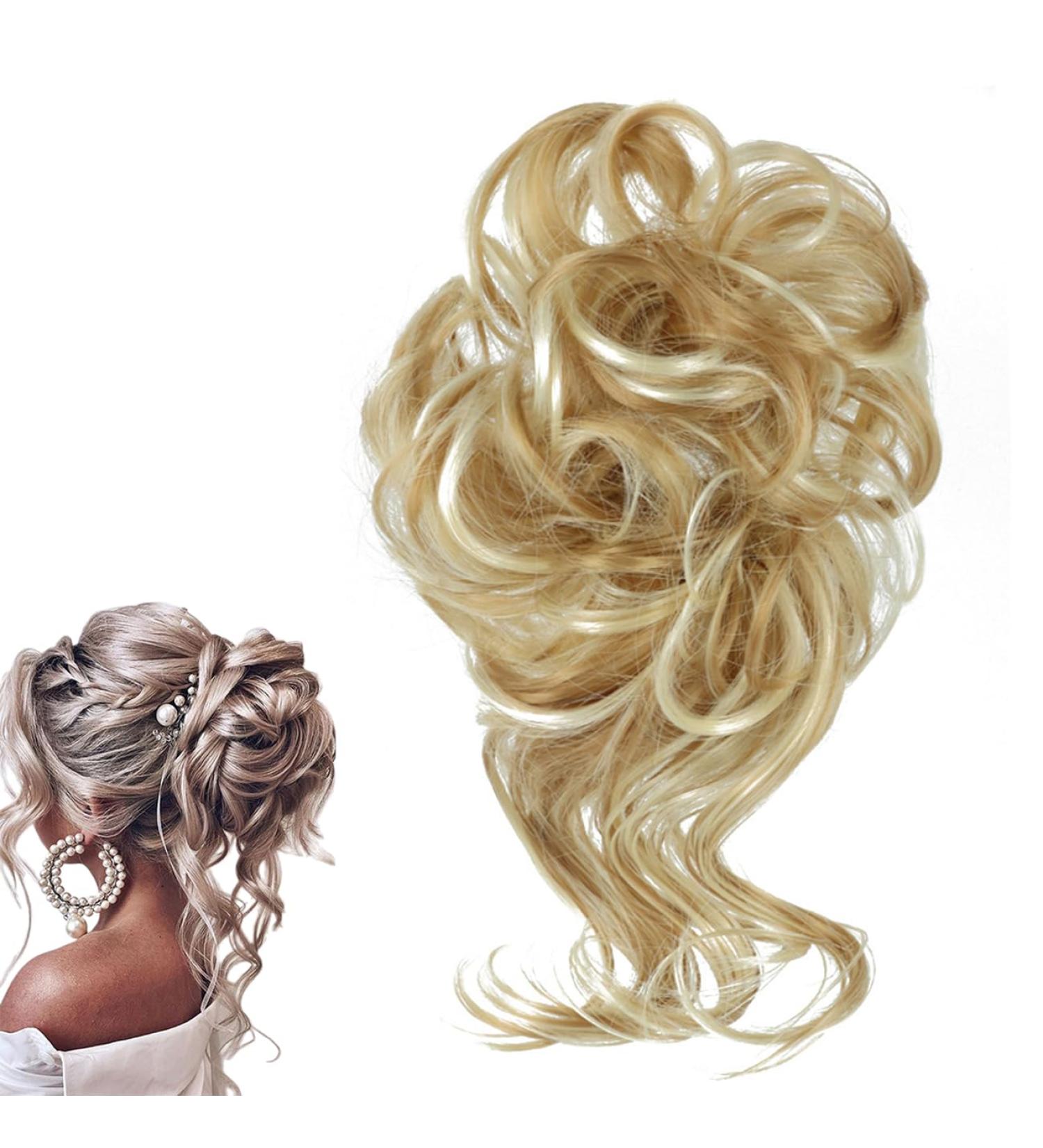 Prinfantasy Curly Messy Bun Hair Extension with Hair Rope - GBFQ019 | One Size - Buy Online on SooperMarket.com