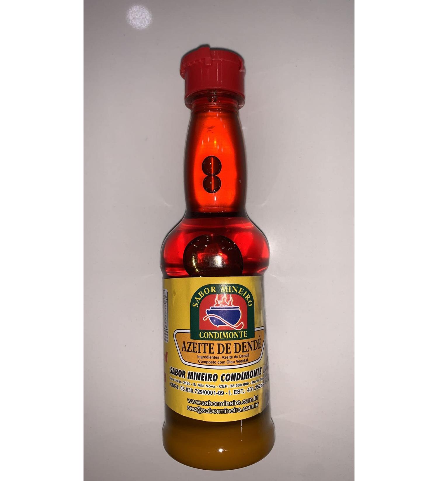 Sabor Mineiro Dende Oil Azeite De Dende 145ml, 4.93 Fl Oz