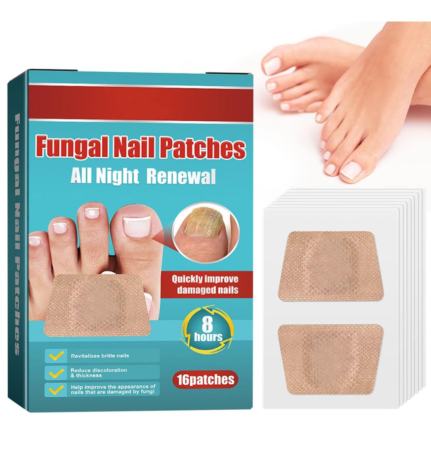Nighttime Renewal Toe Nail Patches for Fungus - Fast & Effective Foot Care (16 Patches) - Buy Online on SooperMarket.com