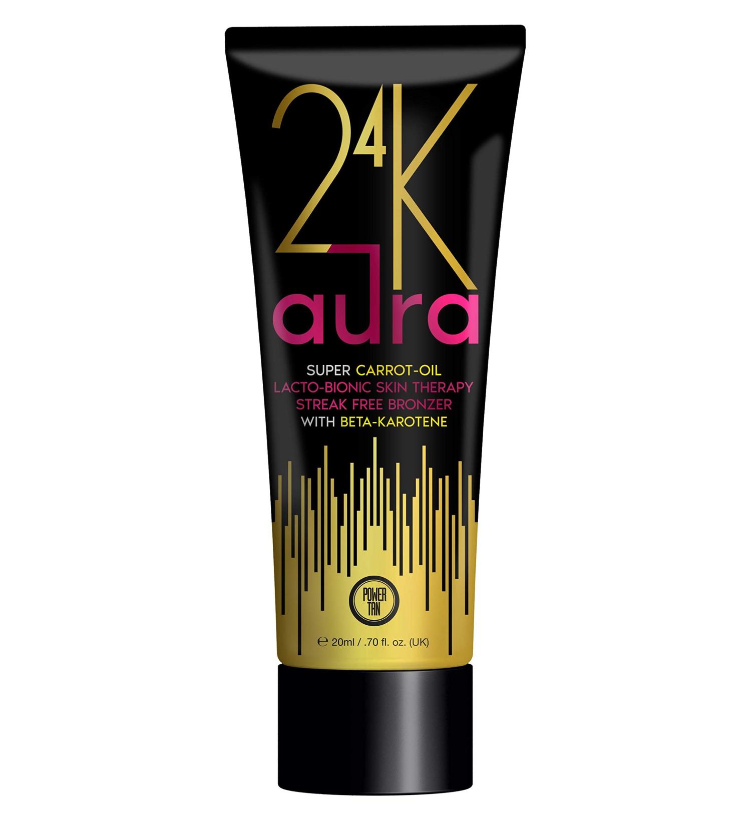 Power Tan 24K Aura Bronzing Sunbed Tanning Lotion Accelerator 250ml - Buy Online on SooperMarket.com