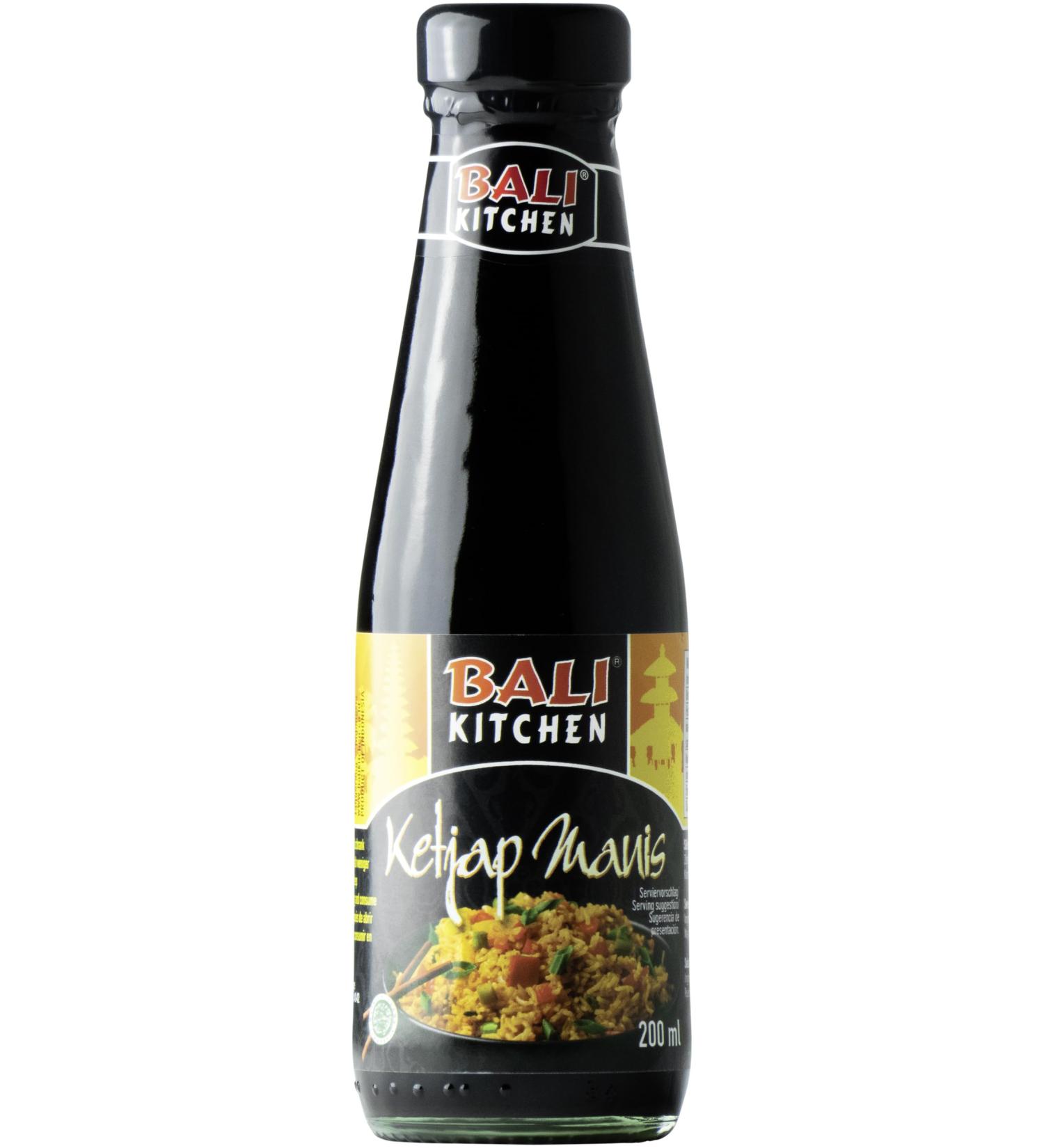 Bali Kitchen Sweet Soy Sauce - Pack of 6 (6 x 200g) | Authentic Flavor for International Shipping - Buy Online on SooperMarket.com