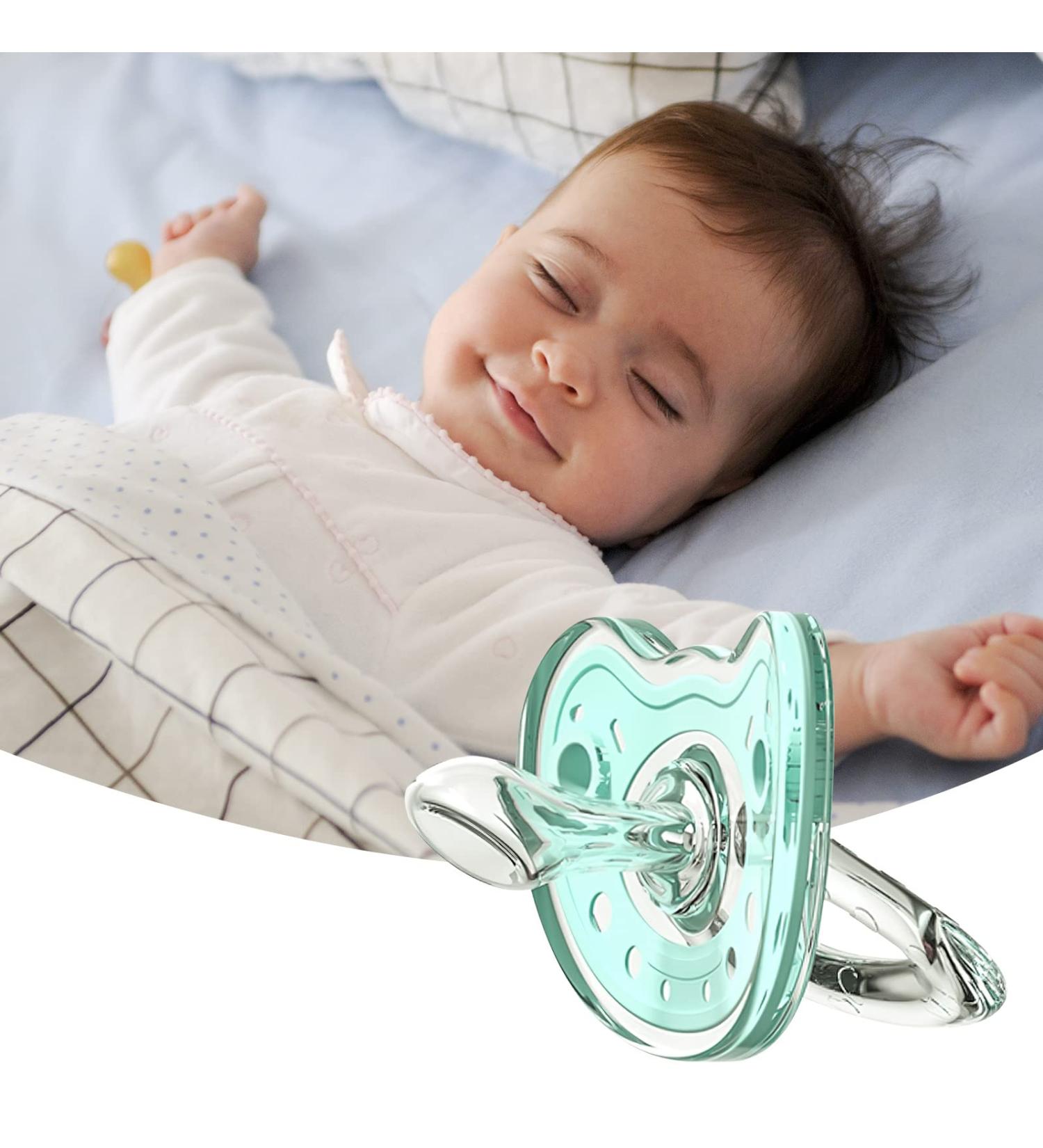 Silicone Pacifier for Babies | BPA-Free Nipple | Curves Comfortably | Mint Green | 1 Pc - Buy Online on SooperMarket.com