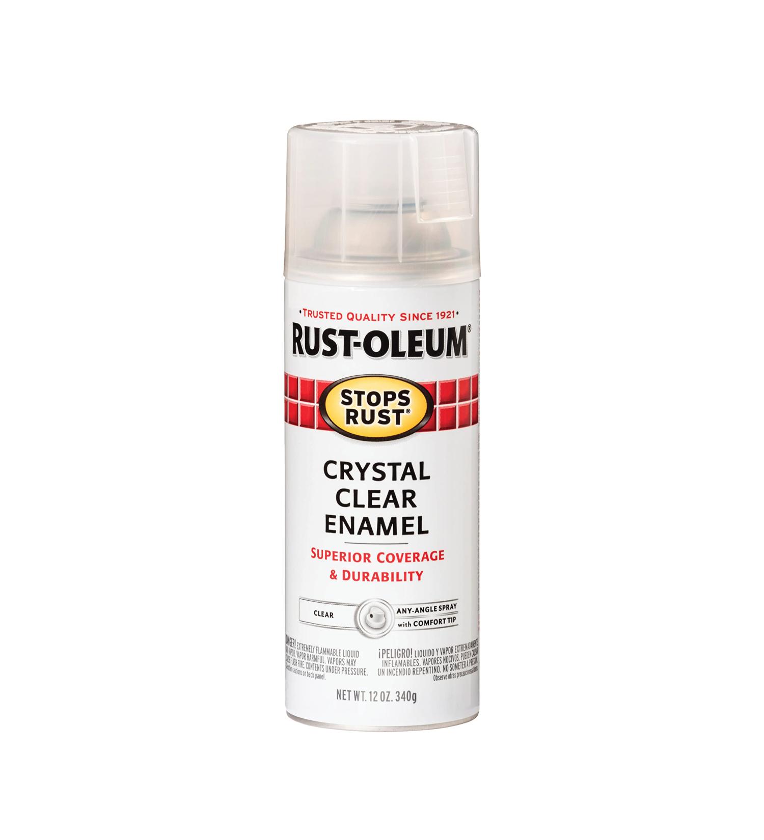 Rust-Oleum 7701830 Stops Rust Spray Paint 12 oz Gloss Crystal Clear - 12 Ounce - Buy Online on SooperMarket.com