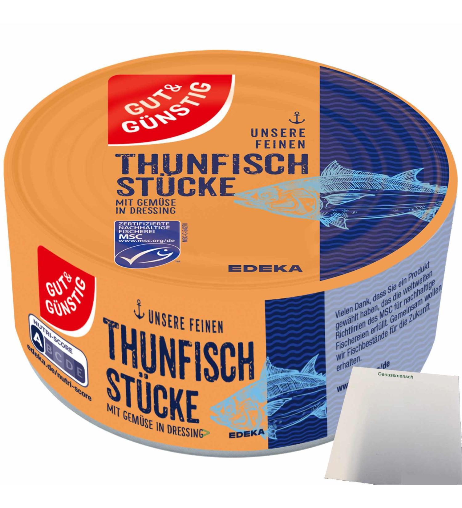 Buy Good&Cheap Tuna Pieces with Vegetables in Dressing (185g Can) - International Shipping Available - Buy Online on SooperMarket.com